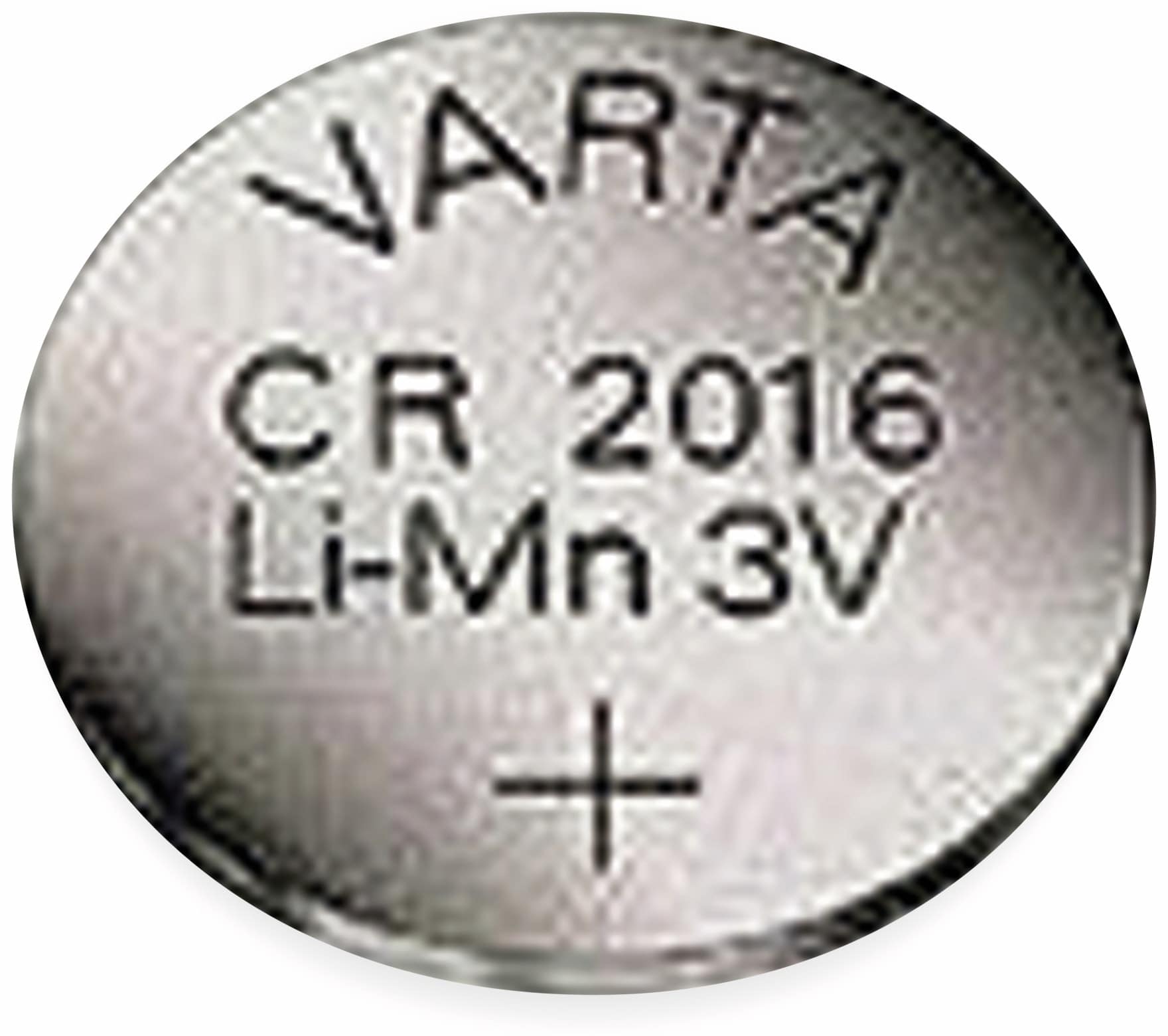 VARTA Lithium Knopfzelle CR2016, 20 Stück, 3 V, 90 mAh