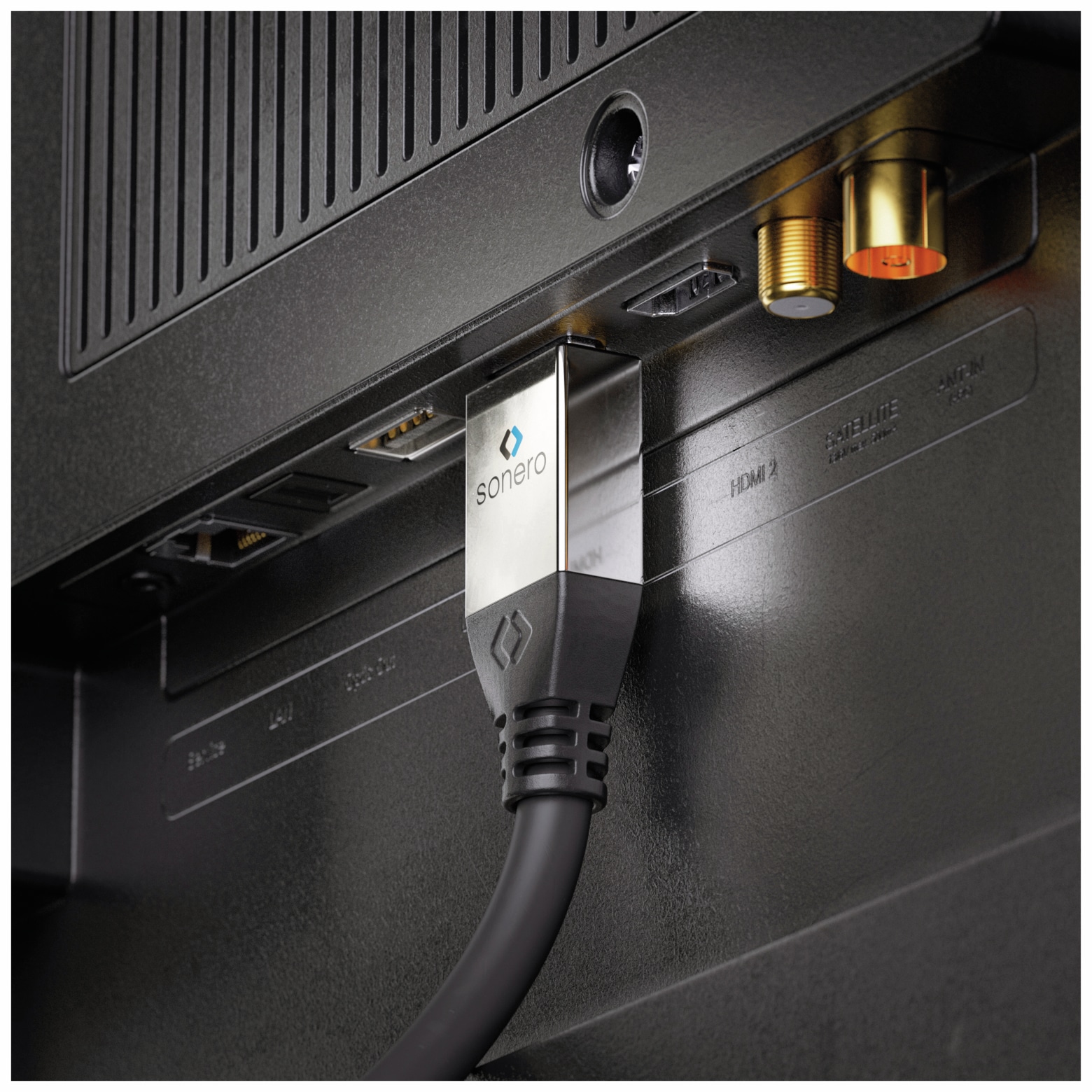 SONERO HDMI Kabel A/D, 4K, 3 m, schwarz