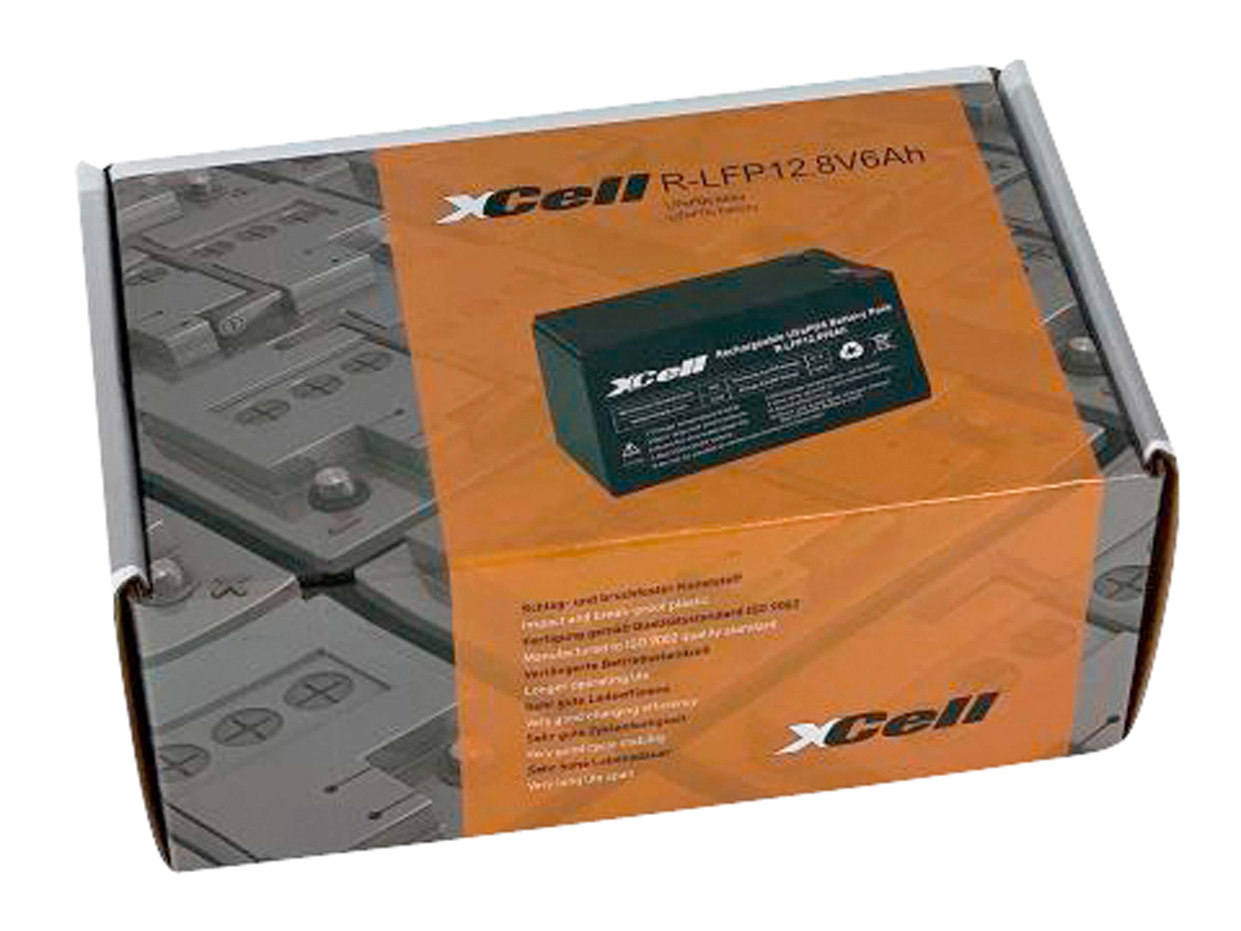 XCELL LiFePO4-Akku LFP126, 12 V, 6 Ah