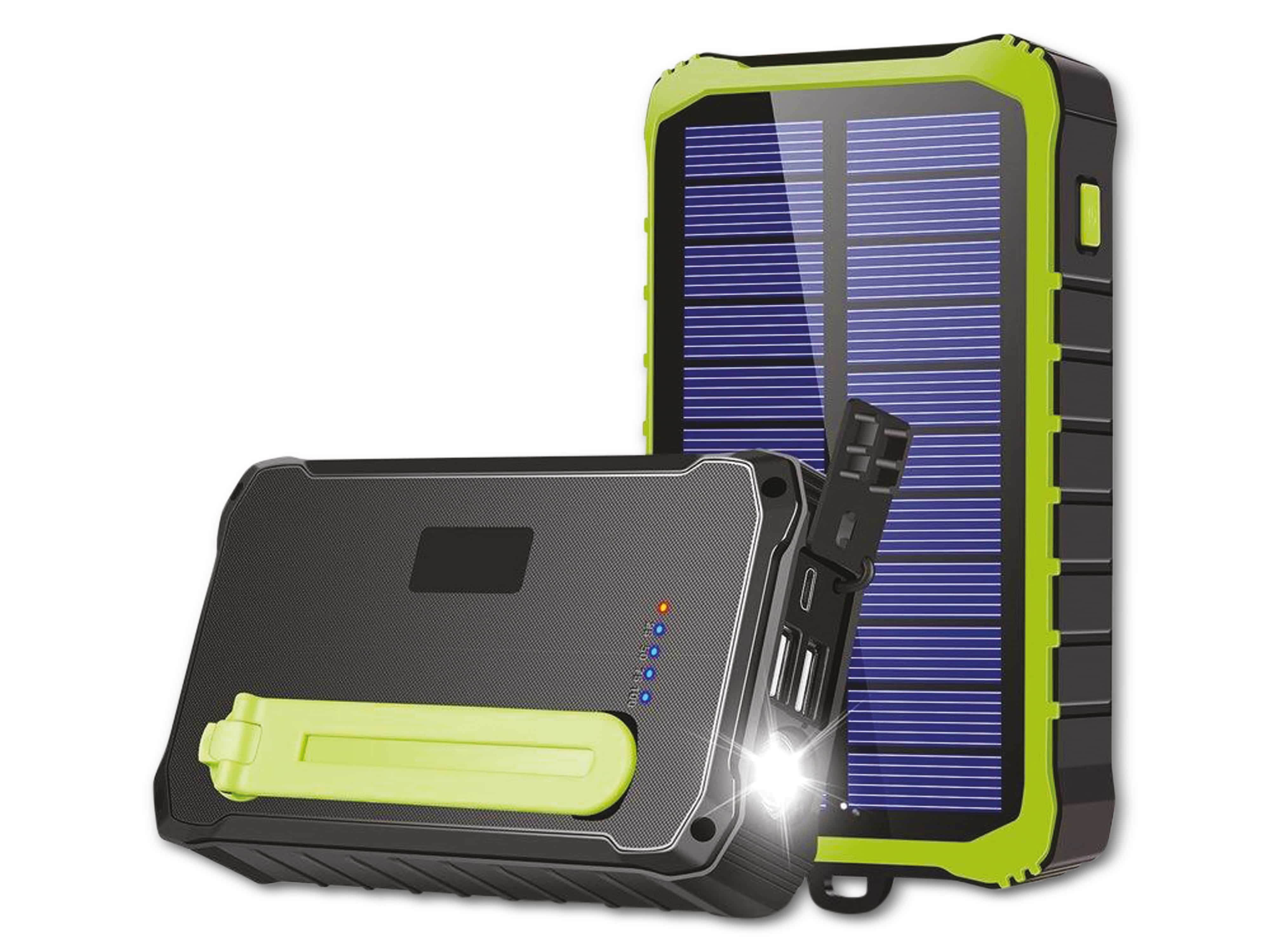 DENVER Solar Powerbank PSO-10012, 10.000 mAh, 2x USB-A