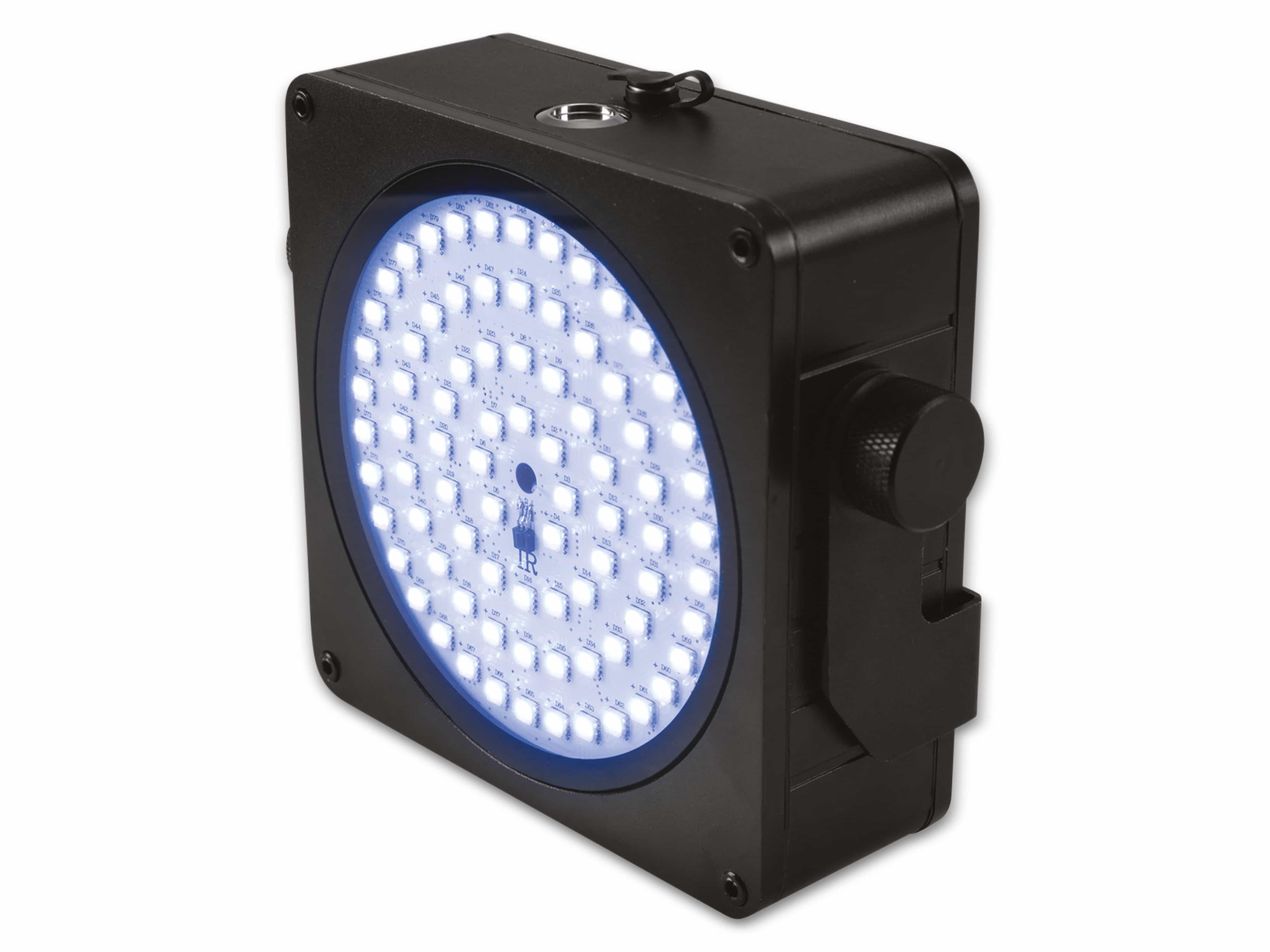 EUROLITE LED-Scheinwerfer IP Flat Light, Akku, 81x RGBW-SMD-LEDs, schwarz