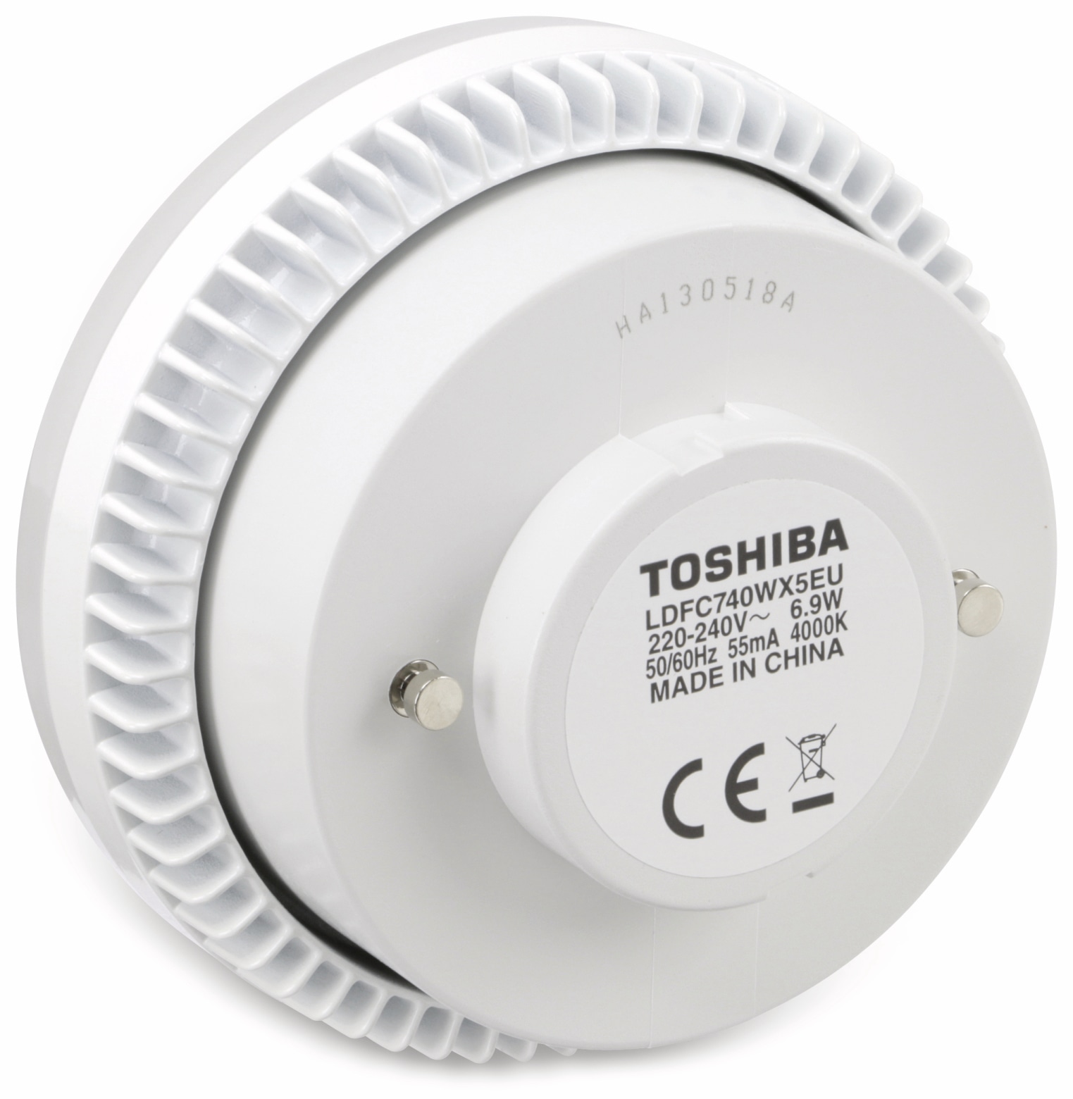 Toshiba LED-Lampe E-CORE LDFC727WX5EU, EEK: A, 6,9 W, 510 lm, 2700 K