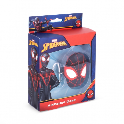 THUMBSUP! 3D AirPods Case Spiderman, Schwarz