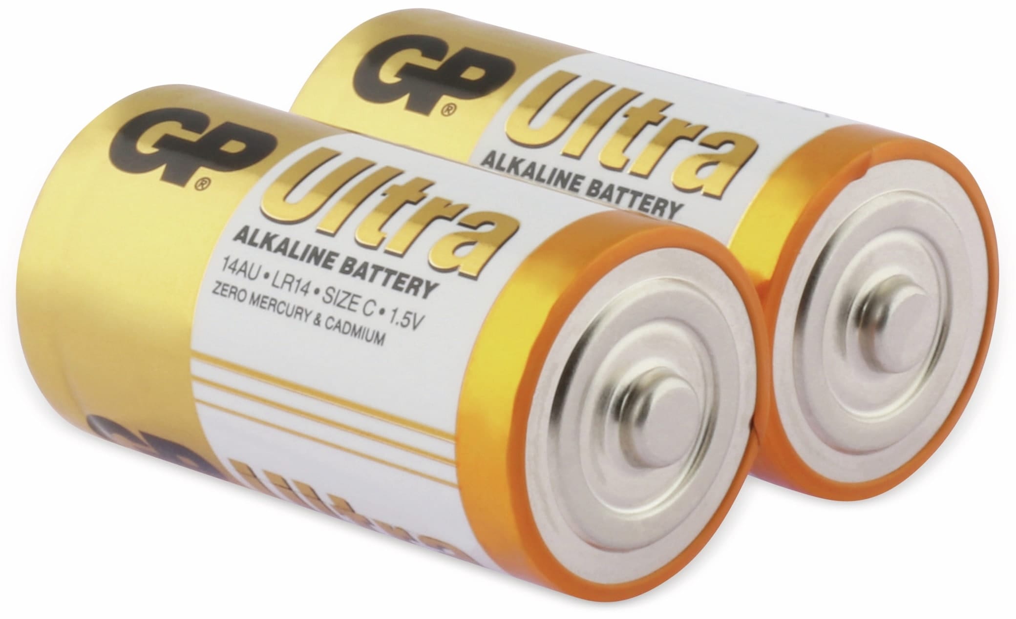 GP Baby-Batterien ULTRA ALKALINE, 2 Stück