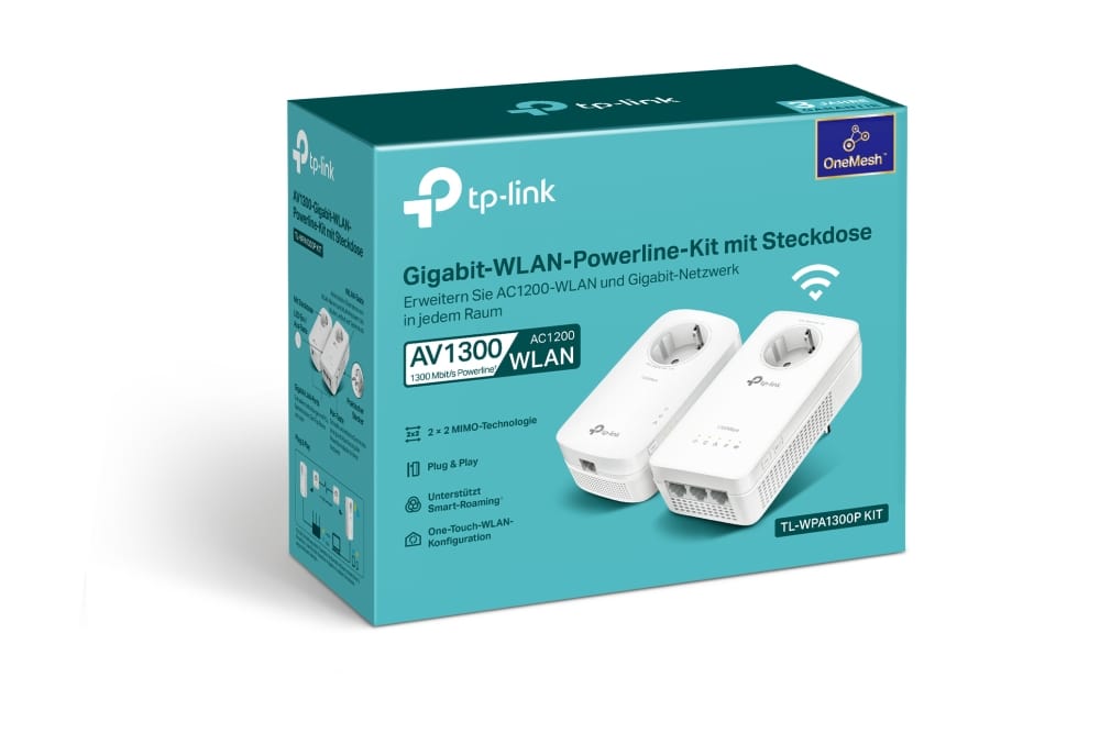 TP-LINK WLAN Powerline Adapter KIT TL-WPA1300P Kit