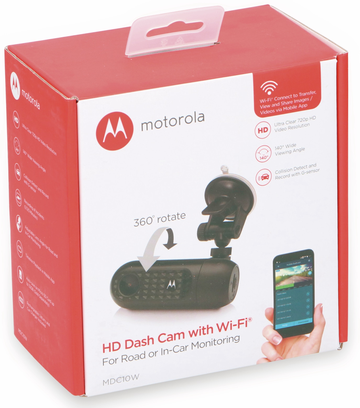 Motorola Dashcam MDC10W, 720p