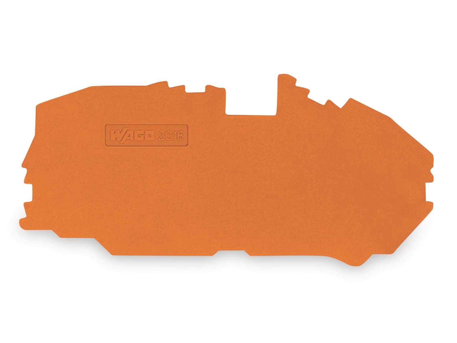 WAGO Abschluss- und Zwischenplatte, 2016-7692, orange