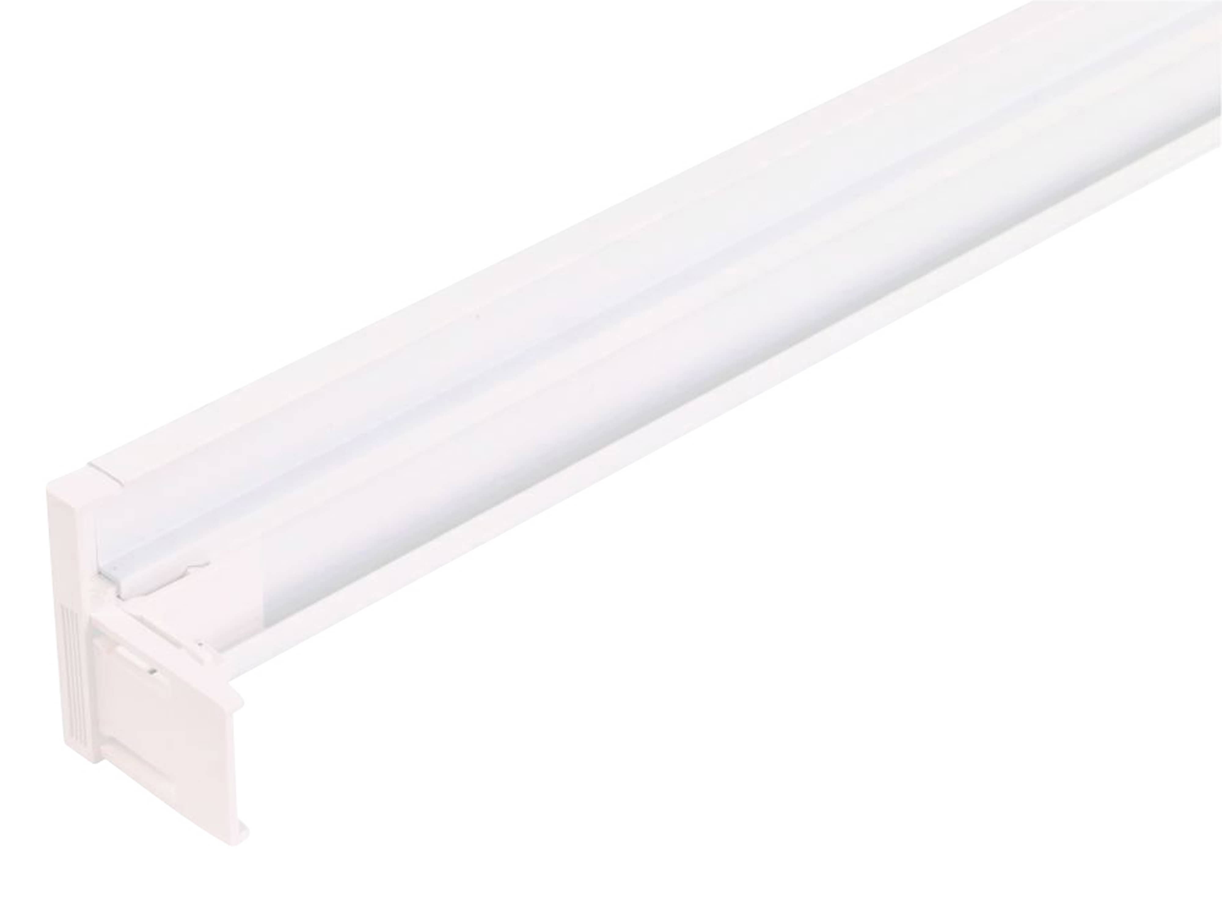 LUXULA LED-Panel Aufbaurahmen LX0716, 120x30 cm, steckbar, weiß