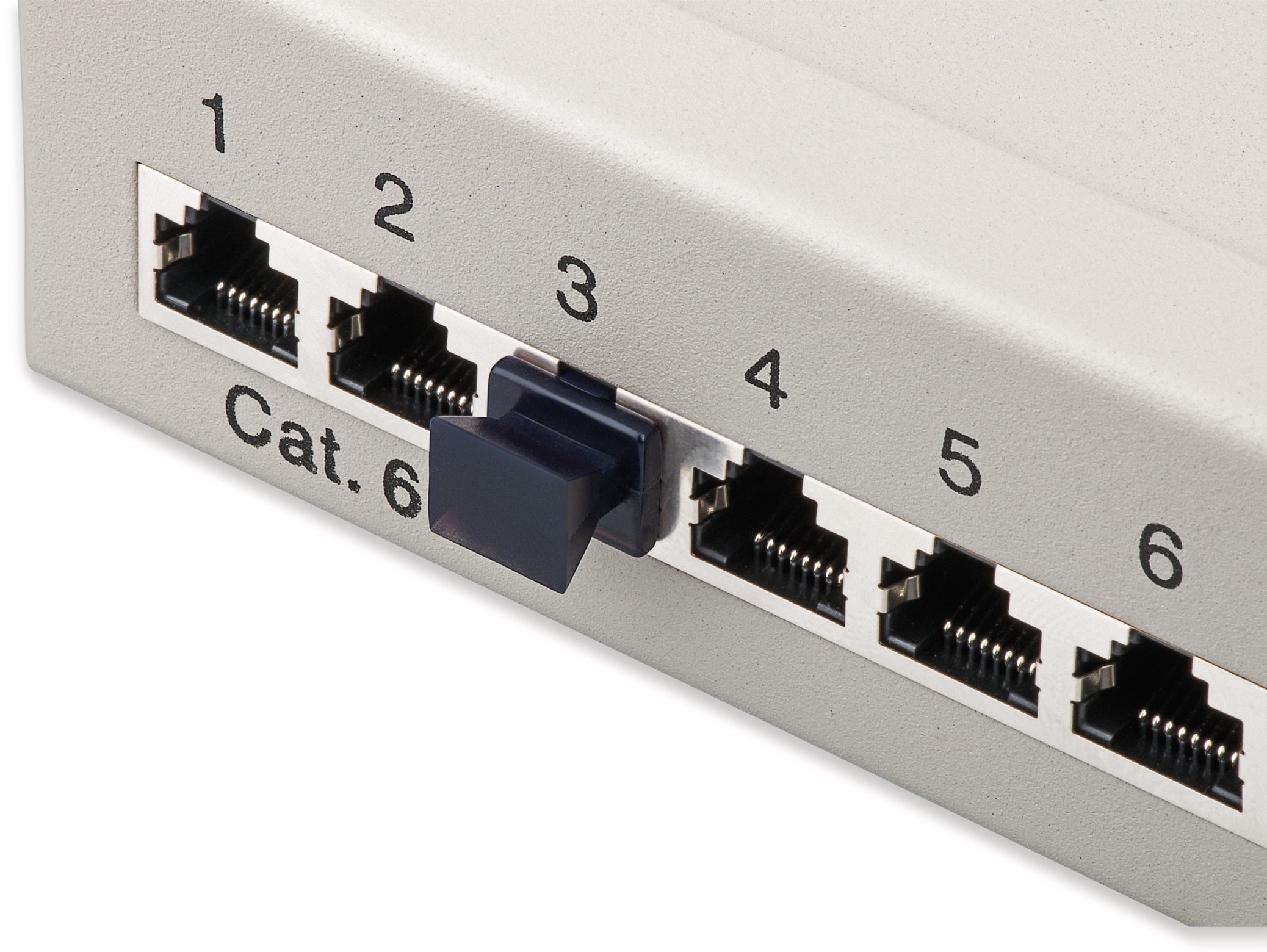 GOOBAY RJ-45 Staubschutz 10 Stück, schwarz