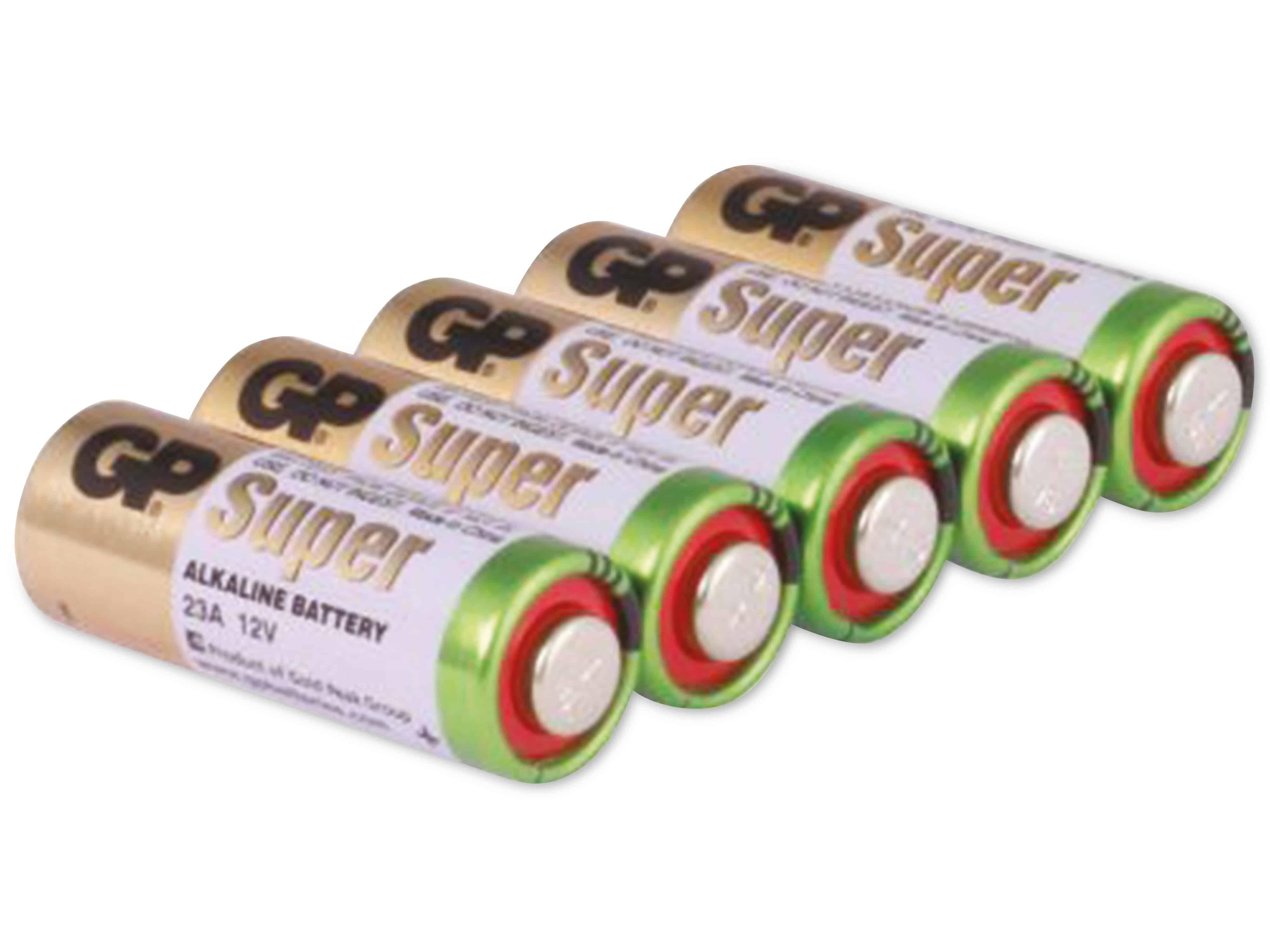 GP Alkaline HighVoltage Batterie 23A, 23A High Voltage Alakline, 5 Stck.