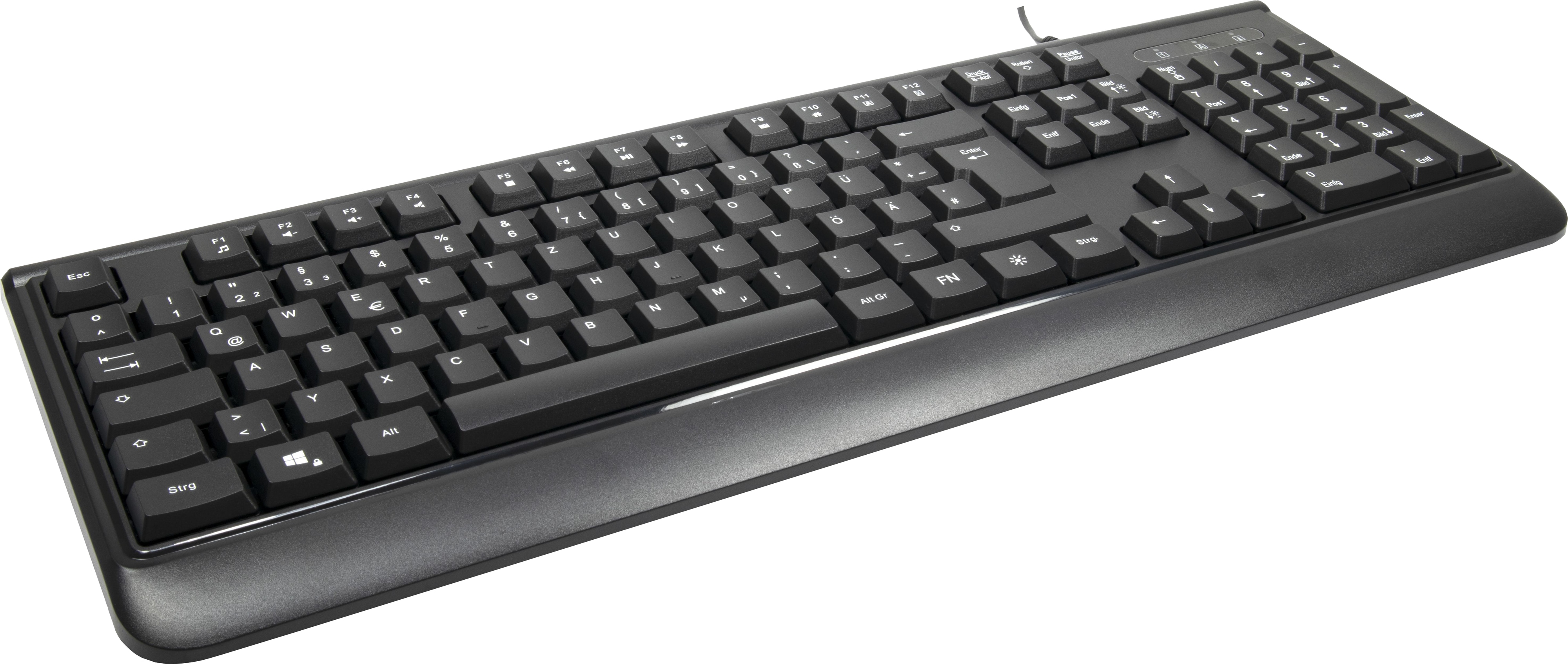 INTER-TECH Tastatur- und Mausset AC KB-101DE