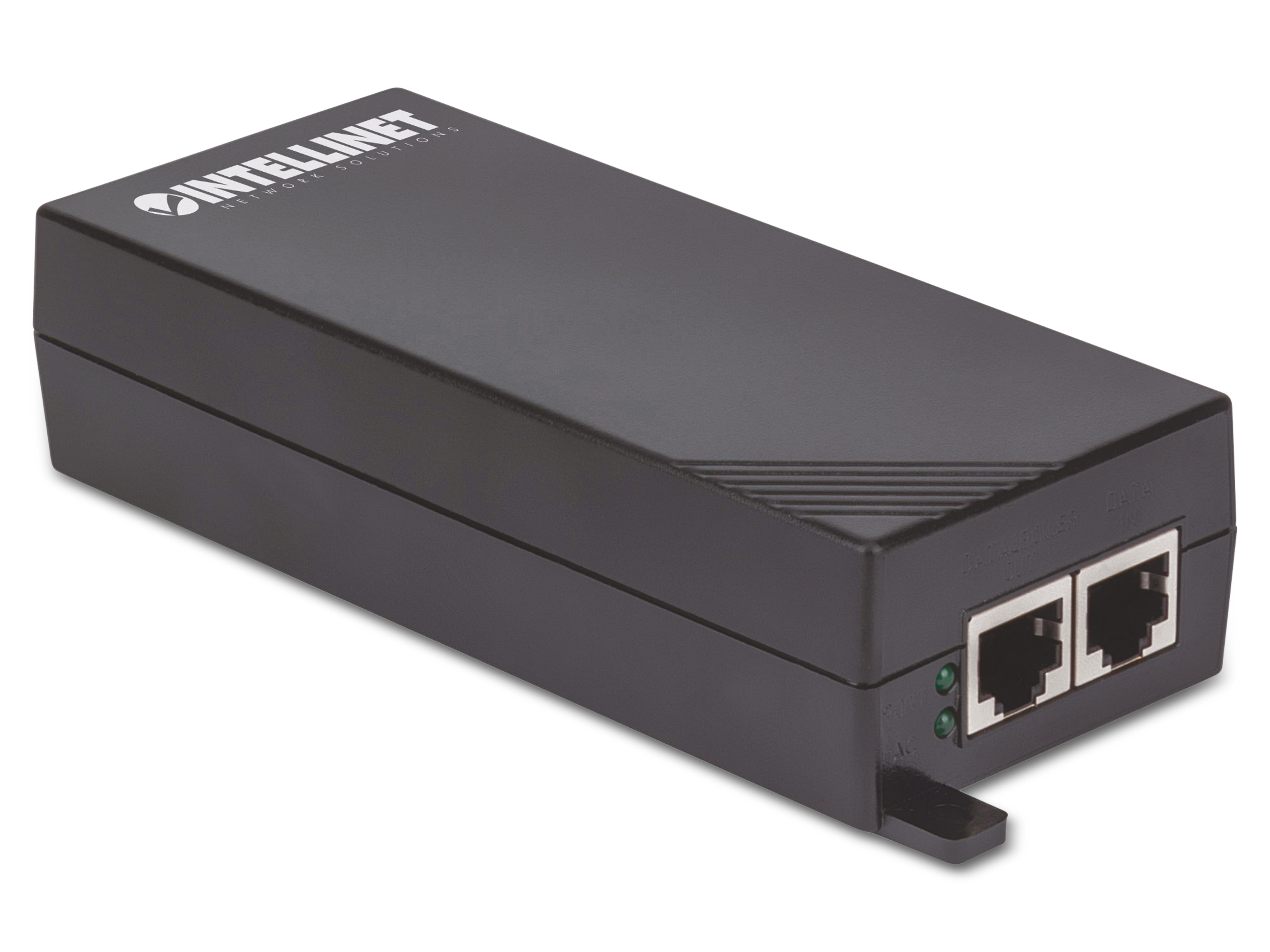 INTELLINET PoE+ Injektor 561518, Gigabit High-Power, Kunststoffgehäuse