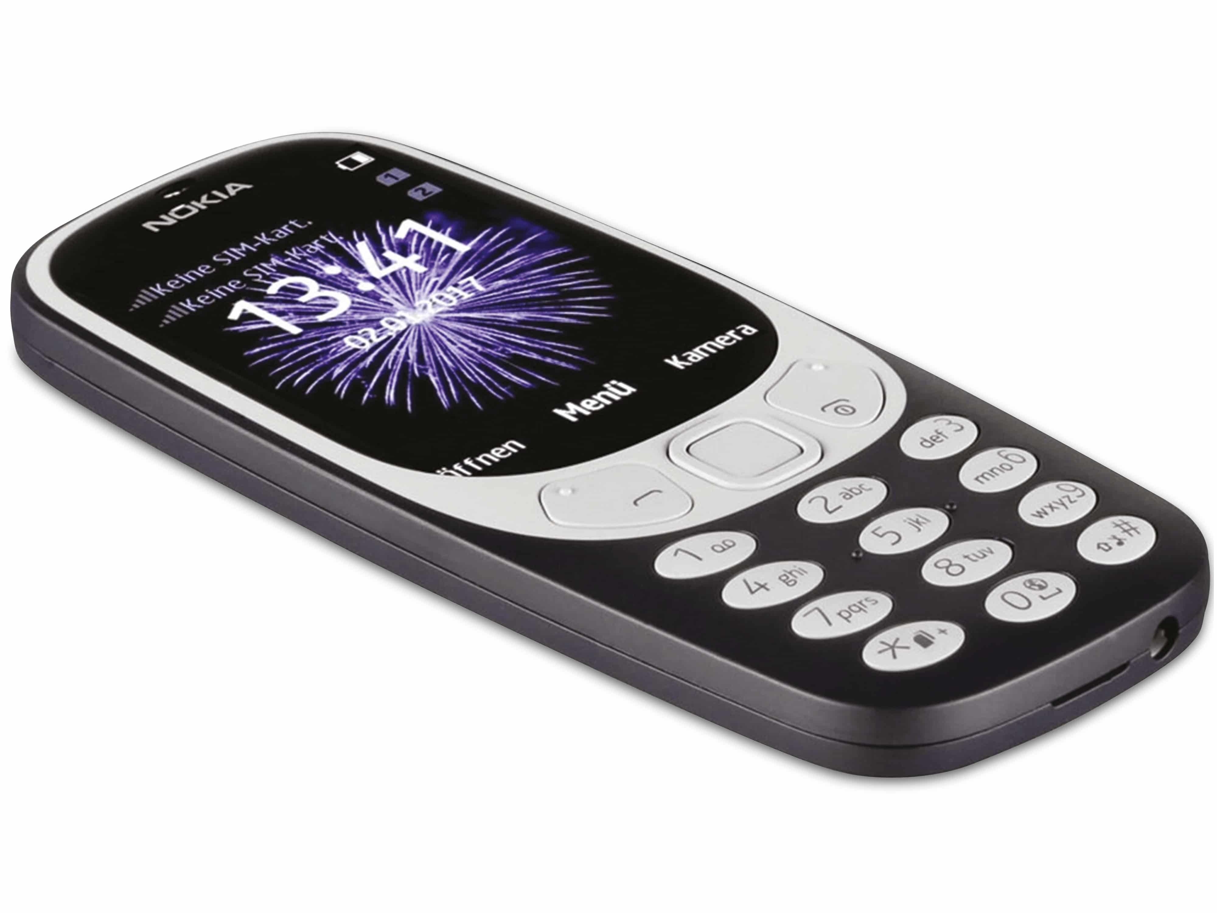 NOKIA Handy 3310, Dark Blue, Dual SIM 