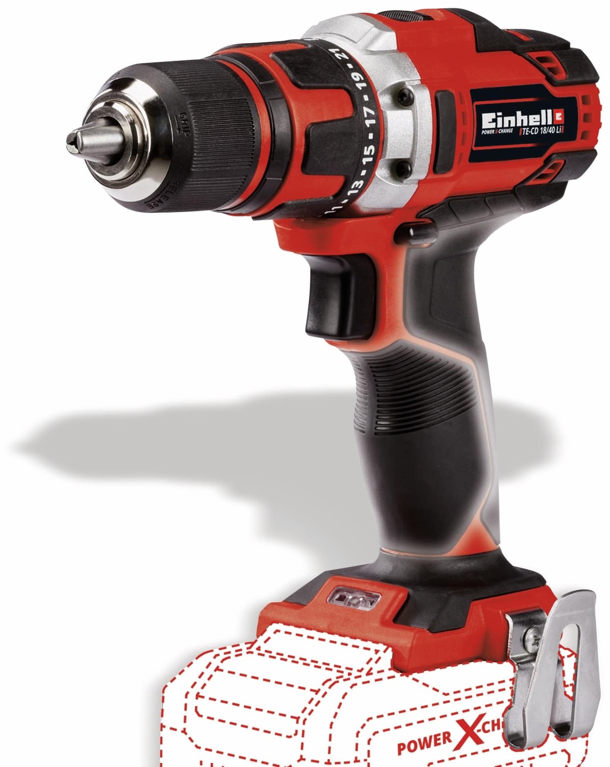 EINHELL Akku-Bohrschrauber TE-CD 18/40 Li Solo