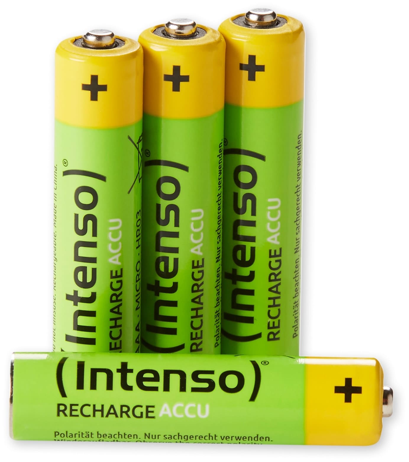 INTENSO NiMH-Akku AAA HR03, 850 mAh, 4 Stück