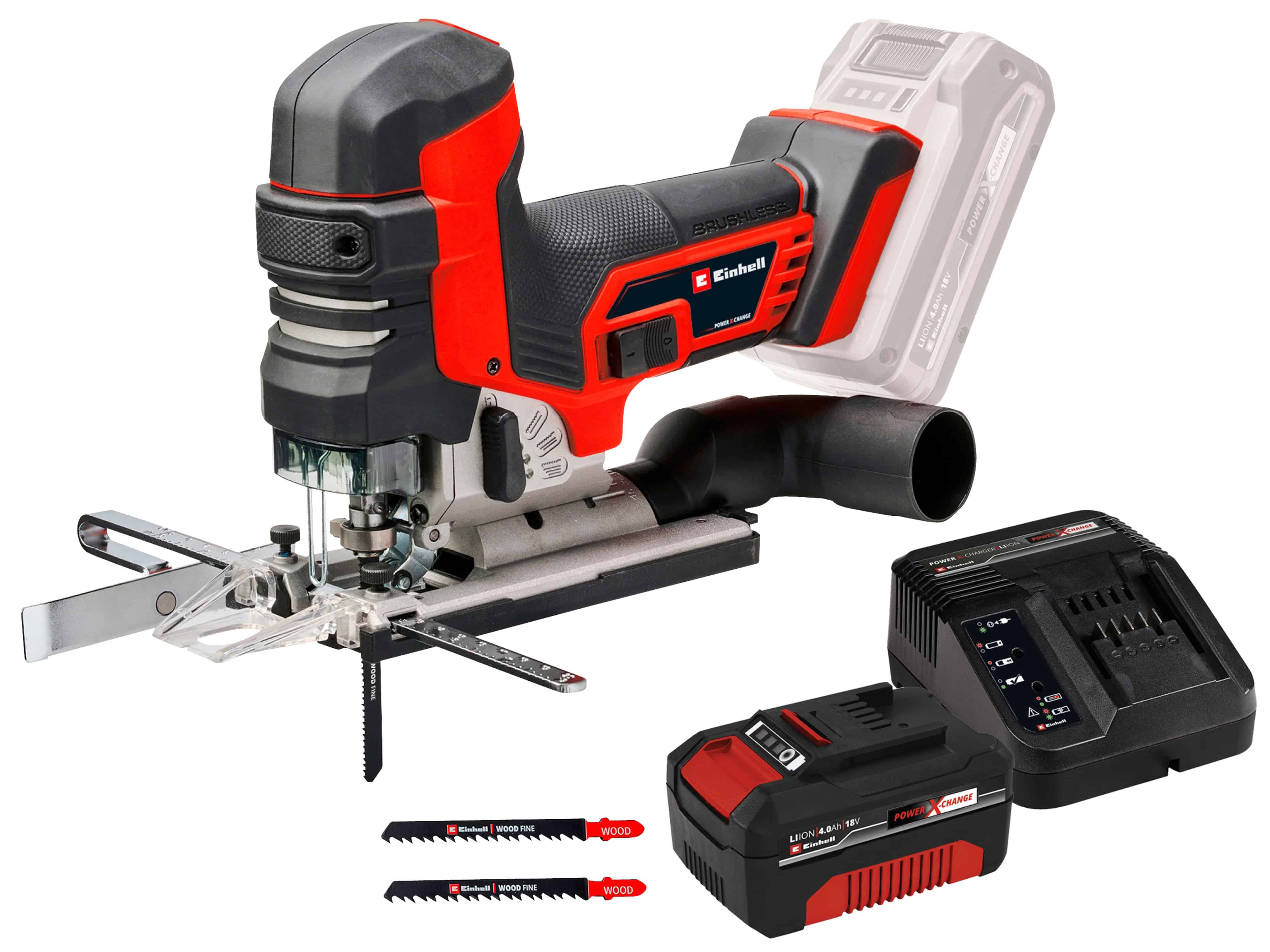 EINHELL Akku-Stichsäge TP-JST 18/135 Li BL Kit (1x 4,0 Ah)