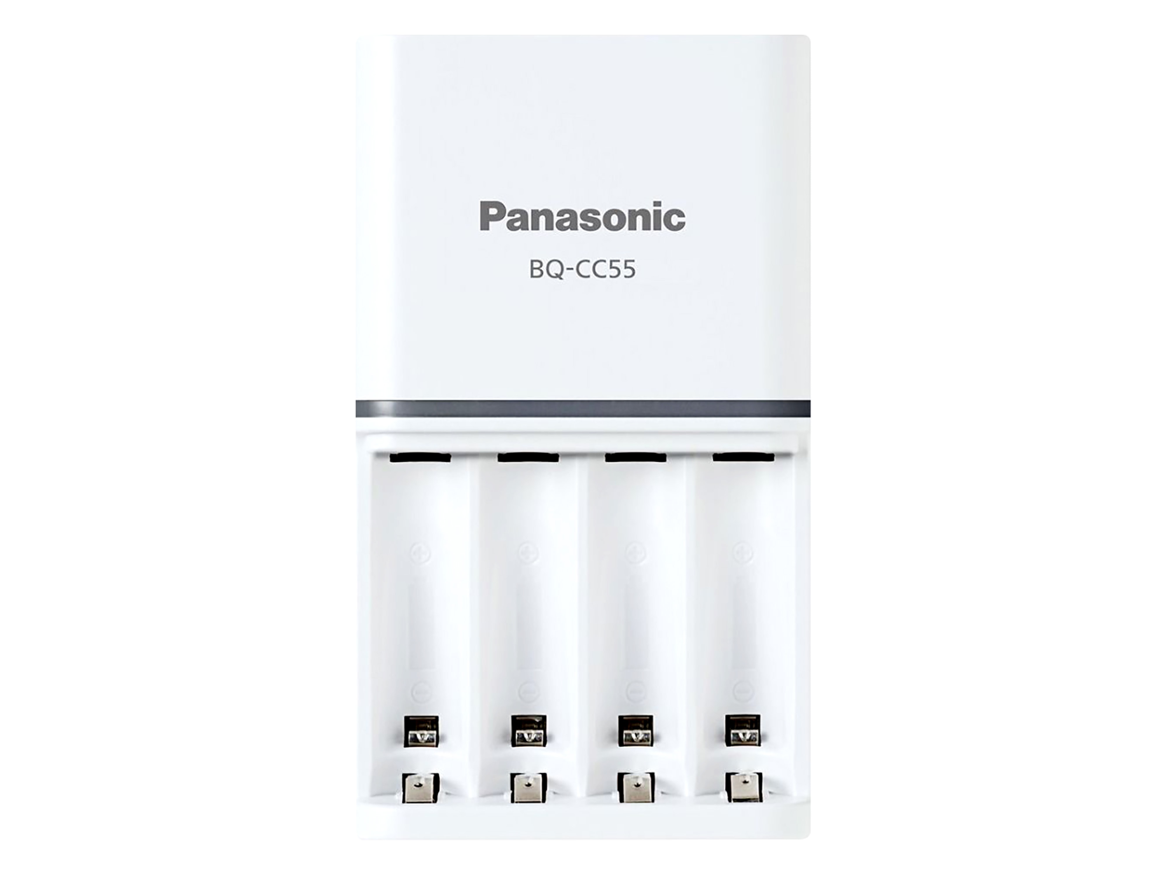 PANASONIC eneloop Universal-Ladegerät BQ CC55, + 4x Mignon Akku, 2000mAh 