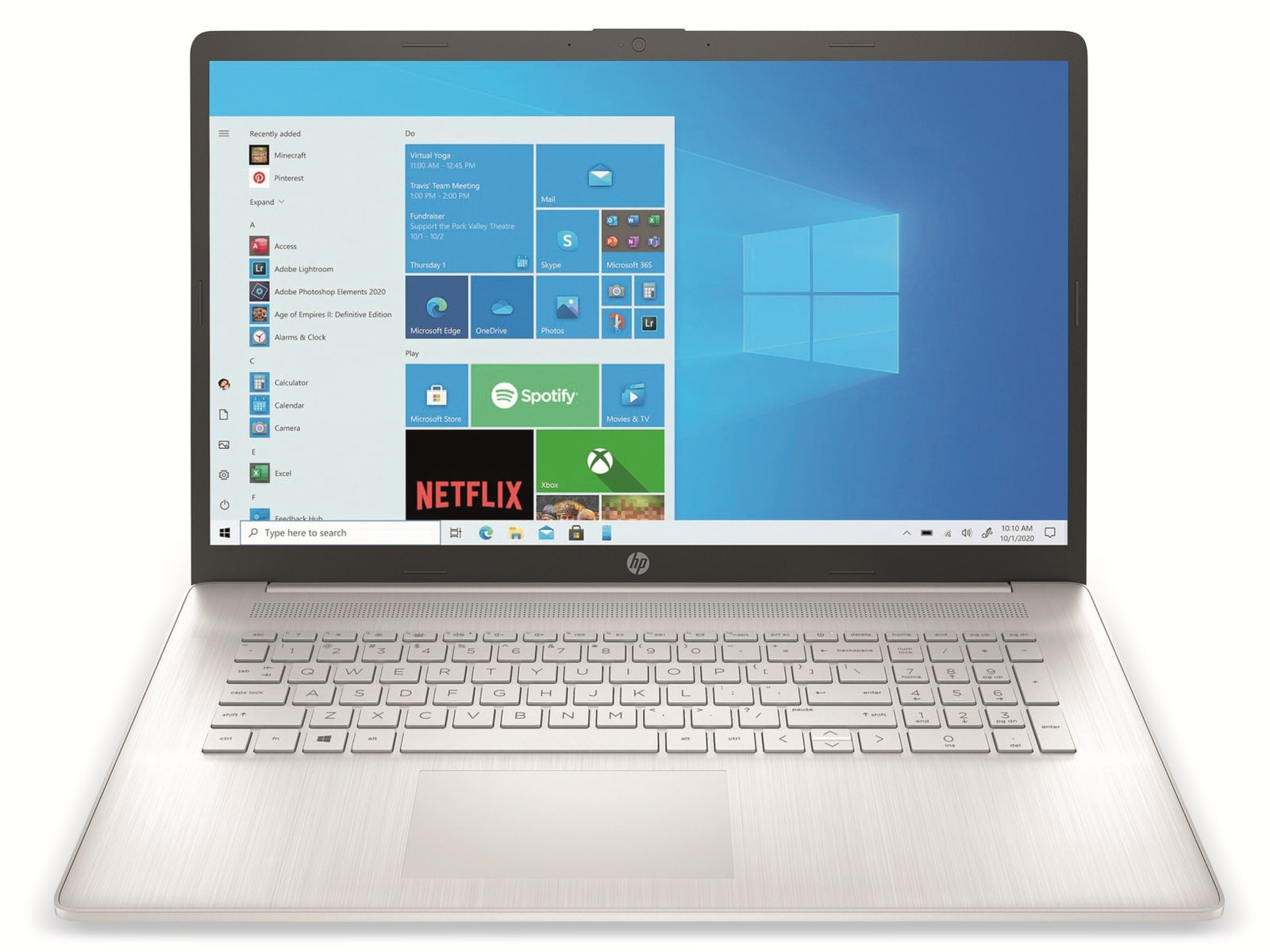 HP Notebook HP17-cn0622ng, 17", Intel Celeron, 8GB RAM, Win10H