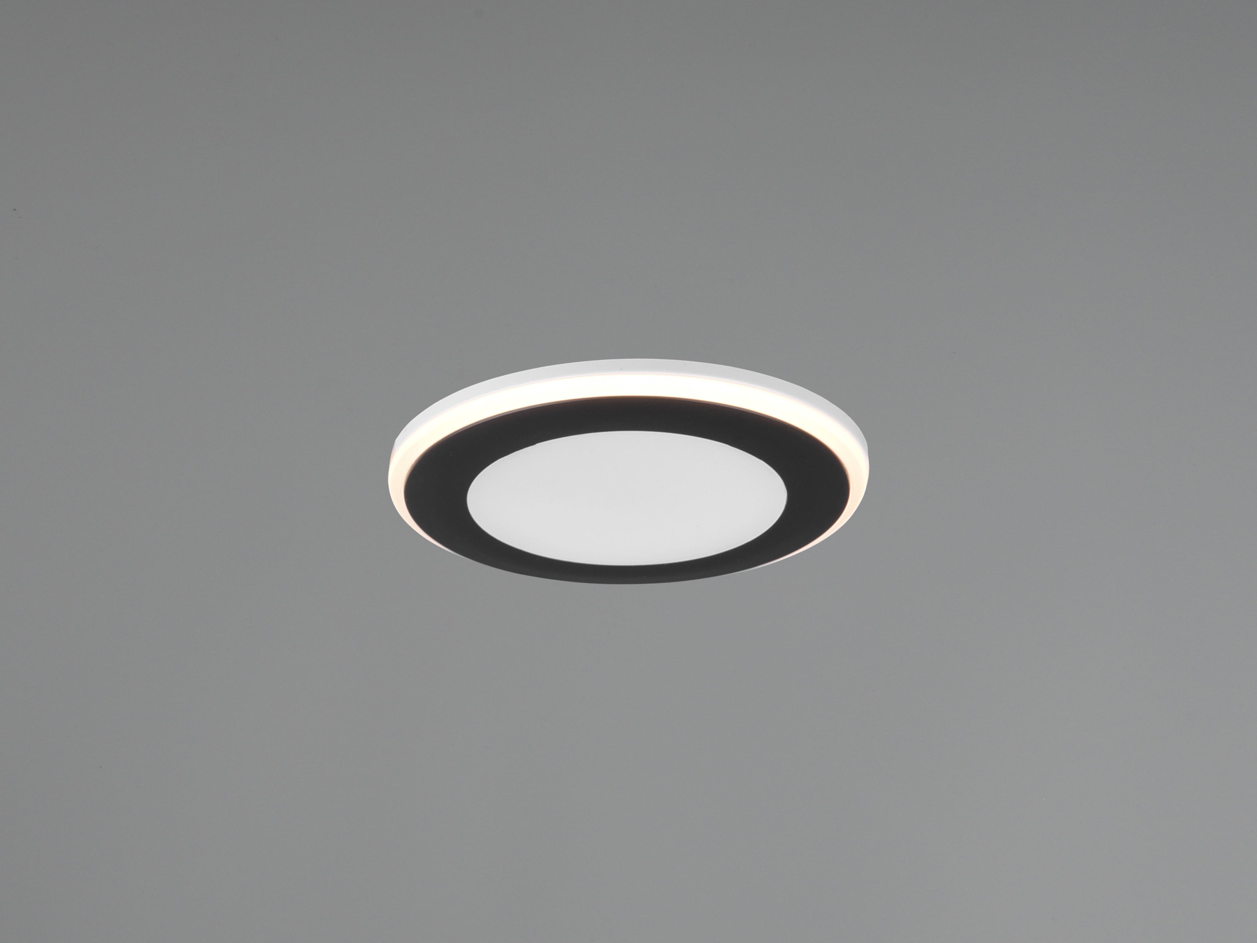 TRIO LED-Einbauleuchte Aura 652310132 schwarz, 5 W, 450 lm, 3000 K