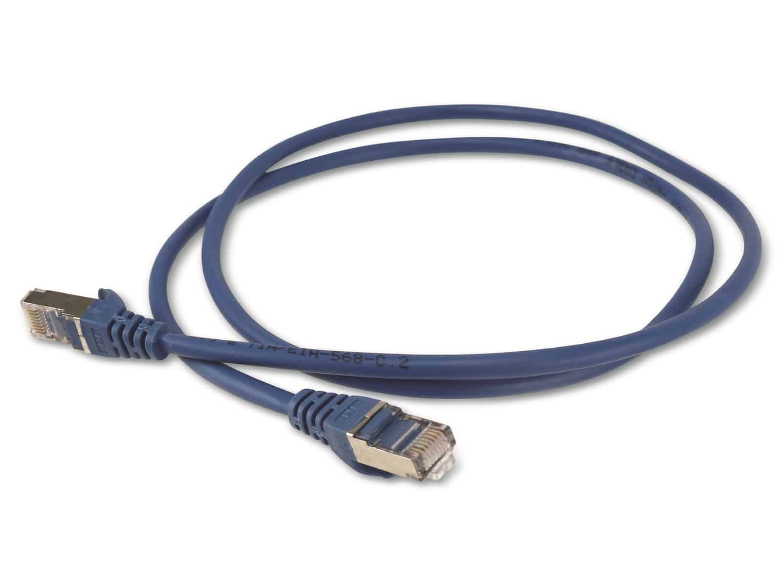 EQUIP CAT.5e Patchkabel, 1,0m, blau, 8P8C, F/UTP