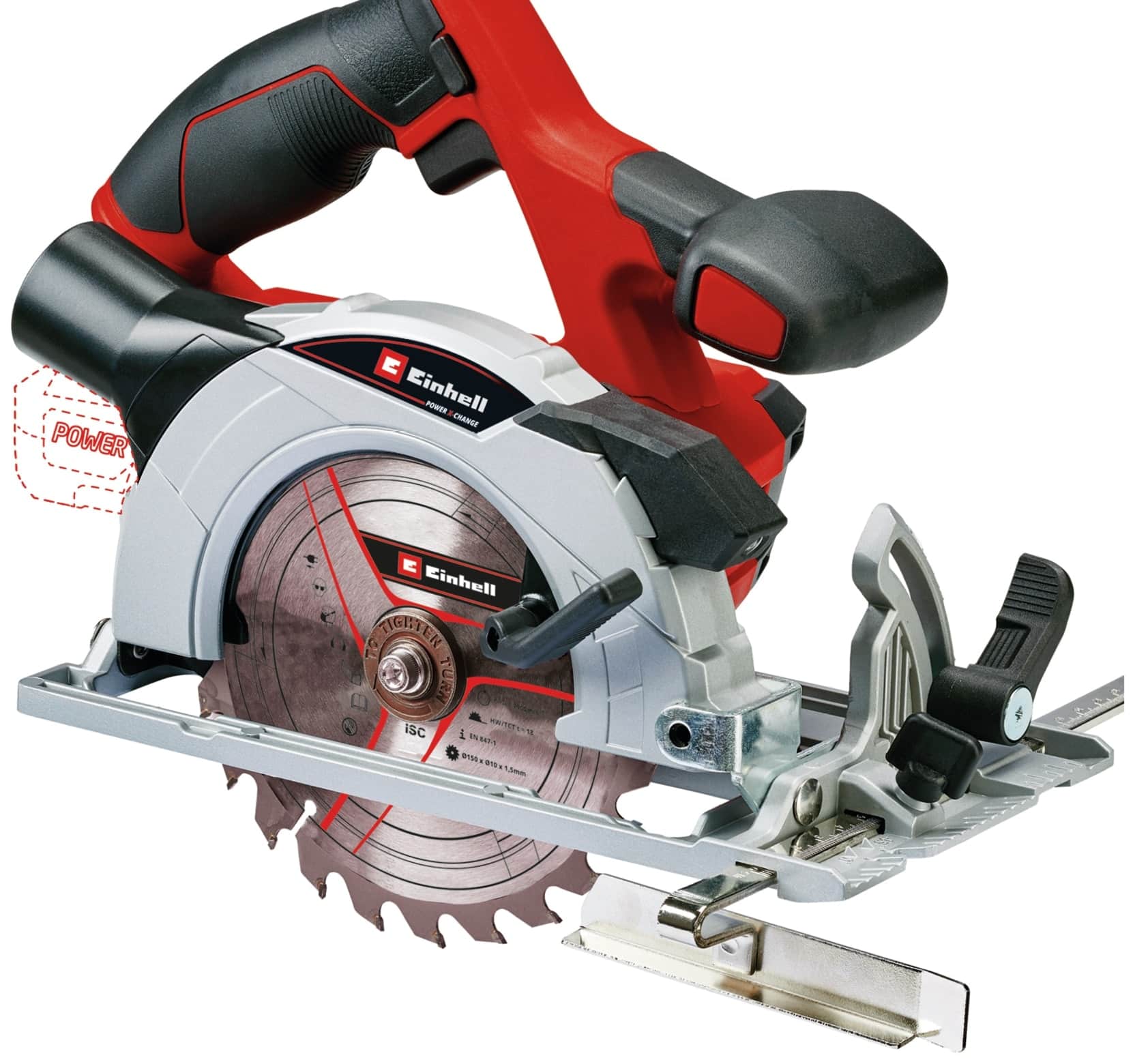 EINHELL Akku-Handkreissäge TE-CS 18/150 Li Solo