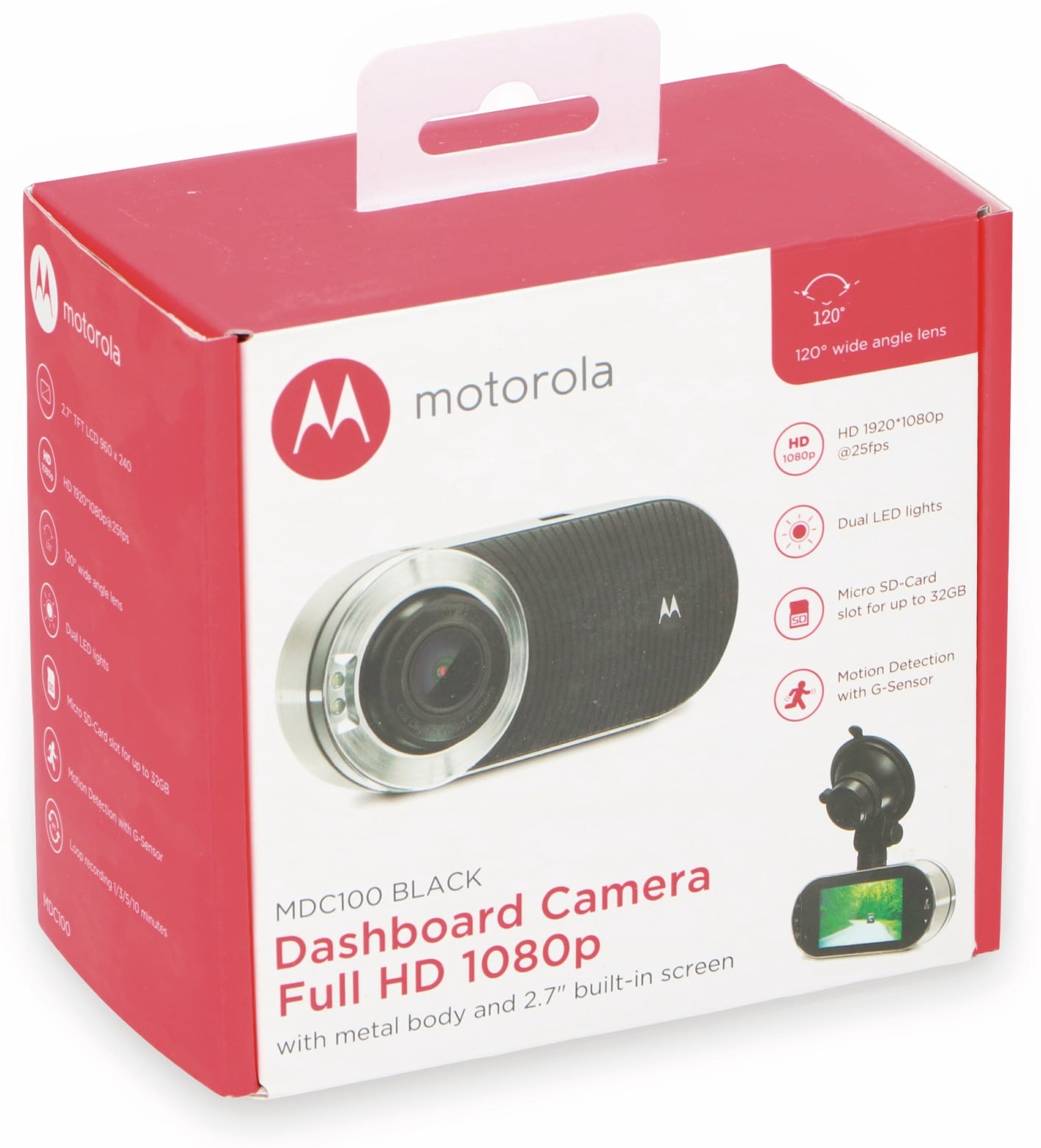 Motorola Dashcam MDC100, 1080p, 2,7“