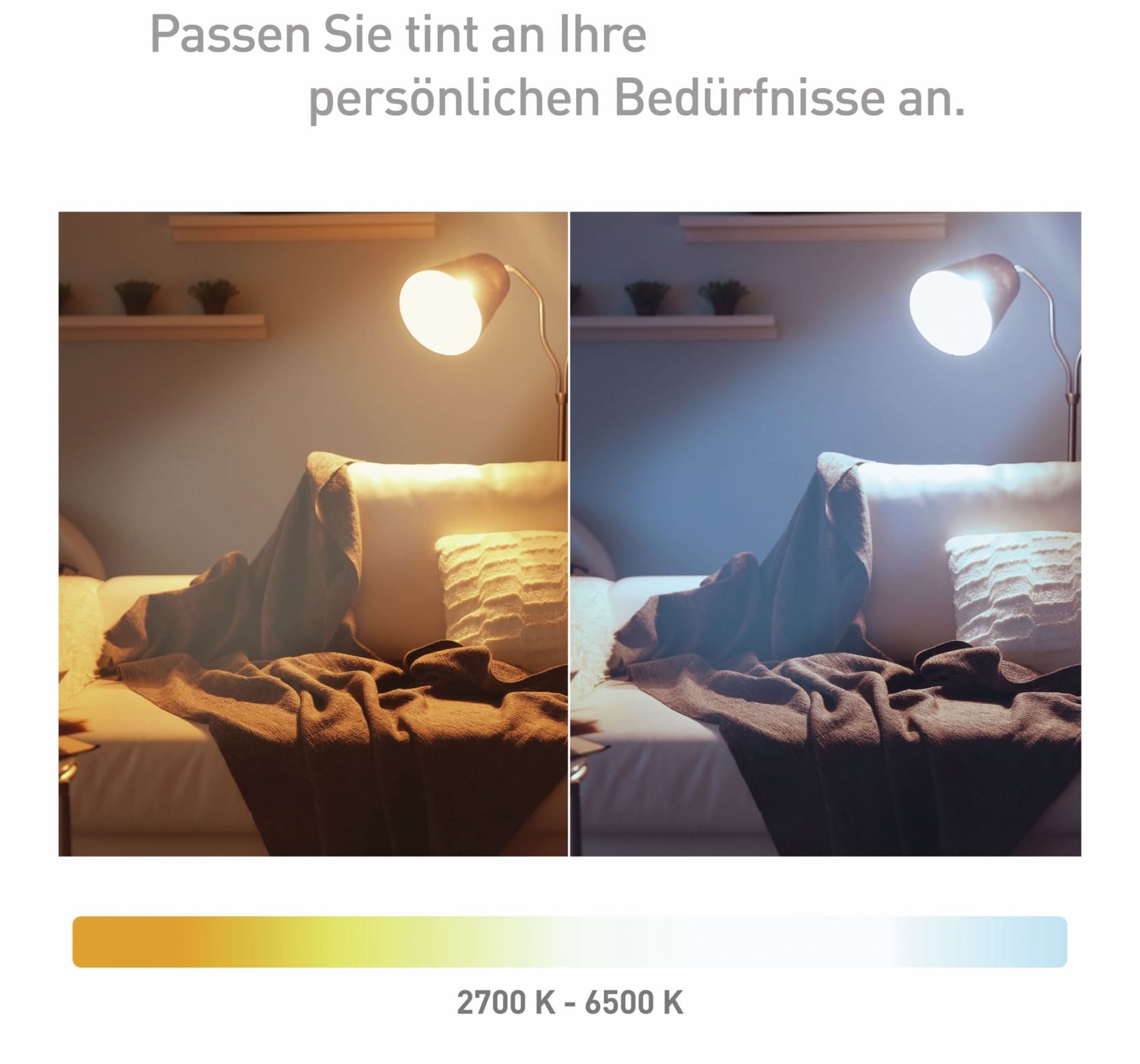 TINT LED-Lampe MüLLER LICHT GU10, 5 W, 350 lm, EEK G, Reflektor, RGB