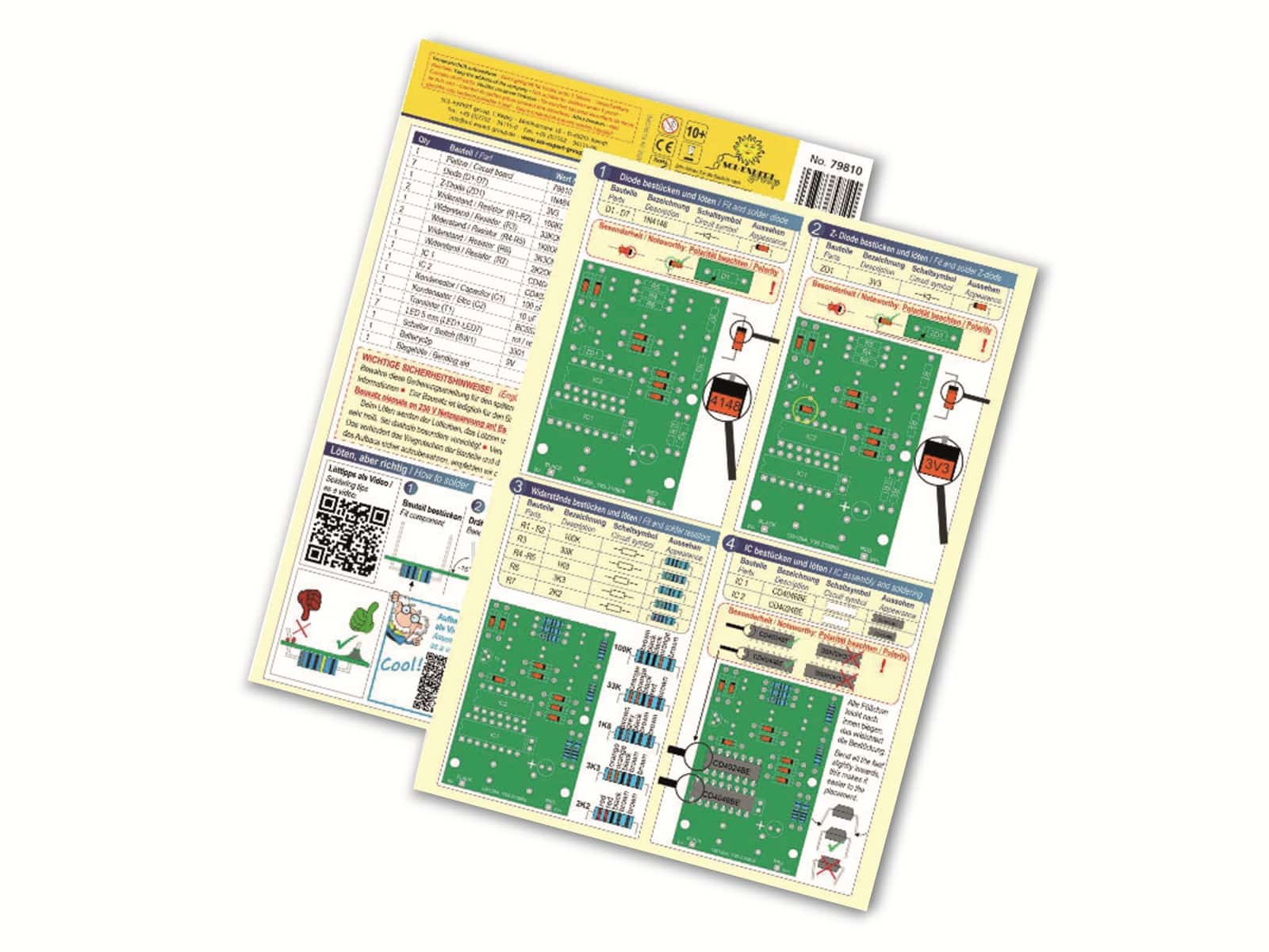 SOL-EXPERT Lötbausatz "Elektronischer Würfel" 