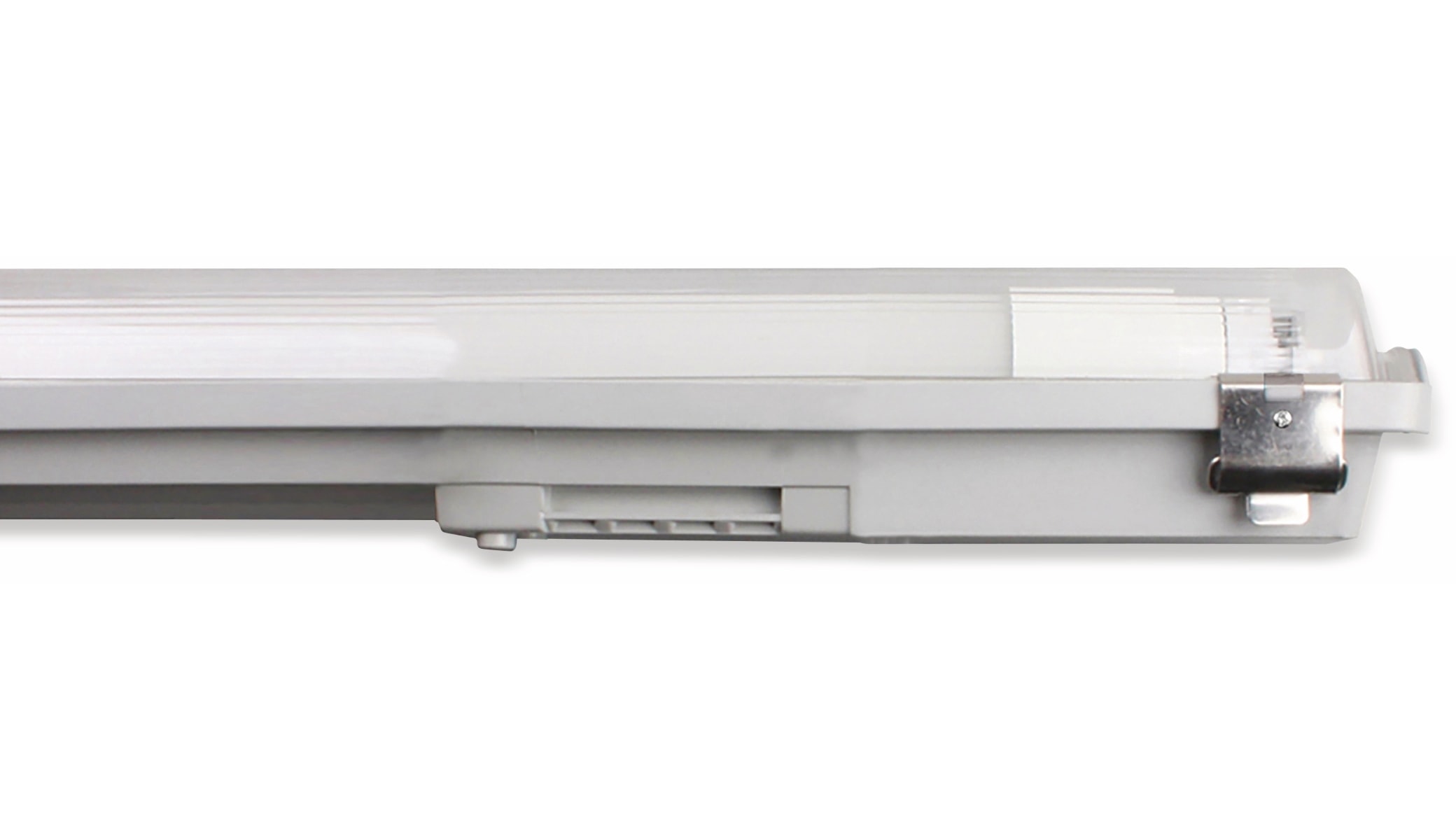 MÜLLER-LICHT LED-Wannenleuchte, 20800198, Aqua-Promo 2/60, 2x10 W, 900 lm, 4000 K, grau