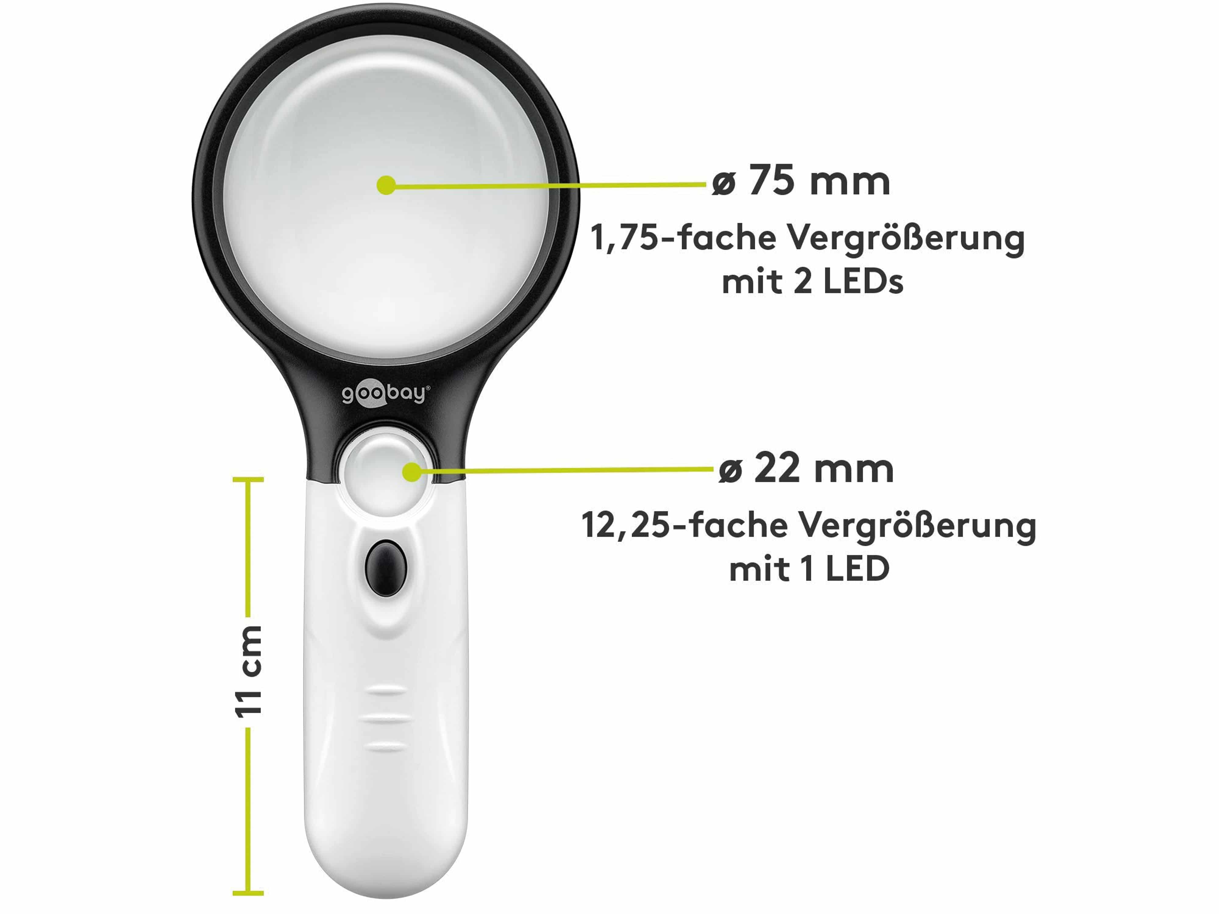 GOOBAY LED-Leselupe