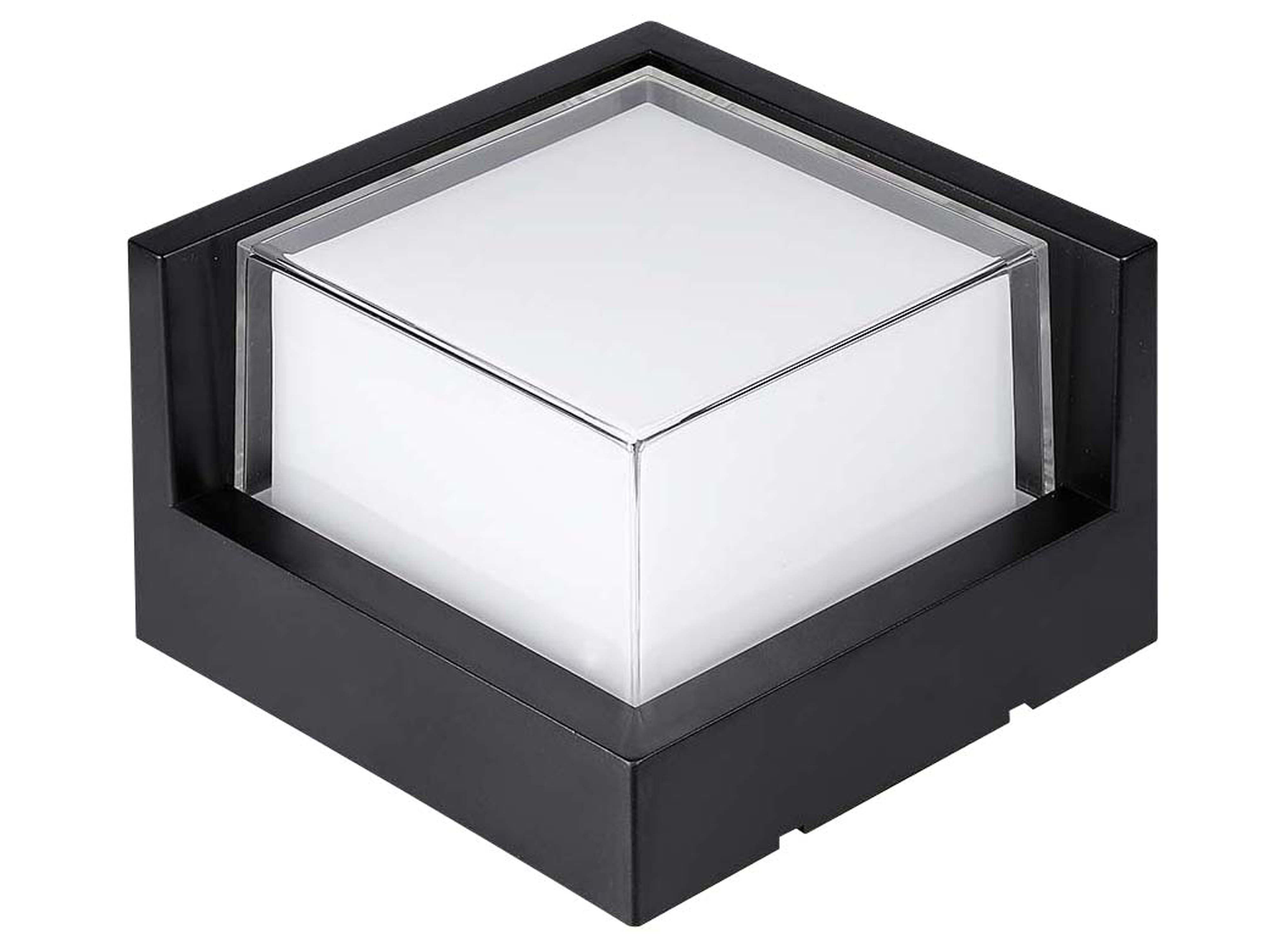 V-TAC LED-Wandleuchte VT-827, EEK: F, 12 W, 1160 lm, 4000 K, schwarz