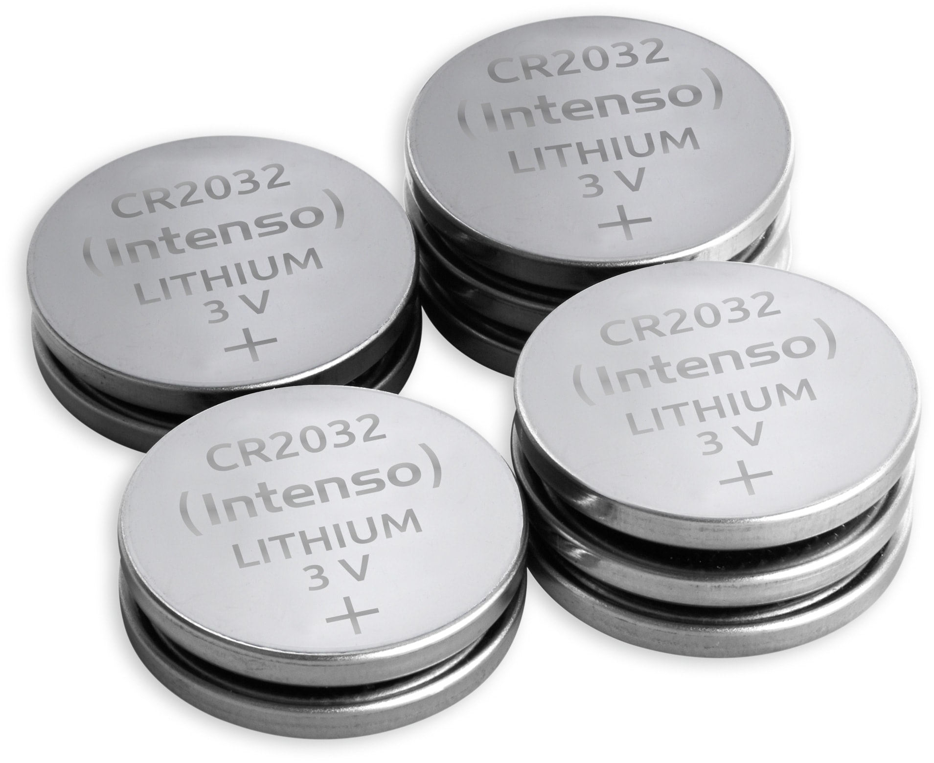 INTENSO Lithium-Knopfzelle CR2032, 10 Stück