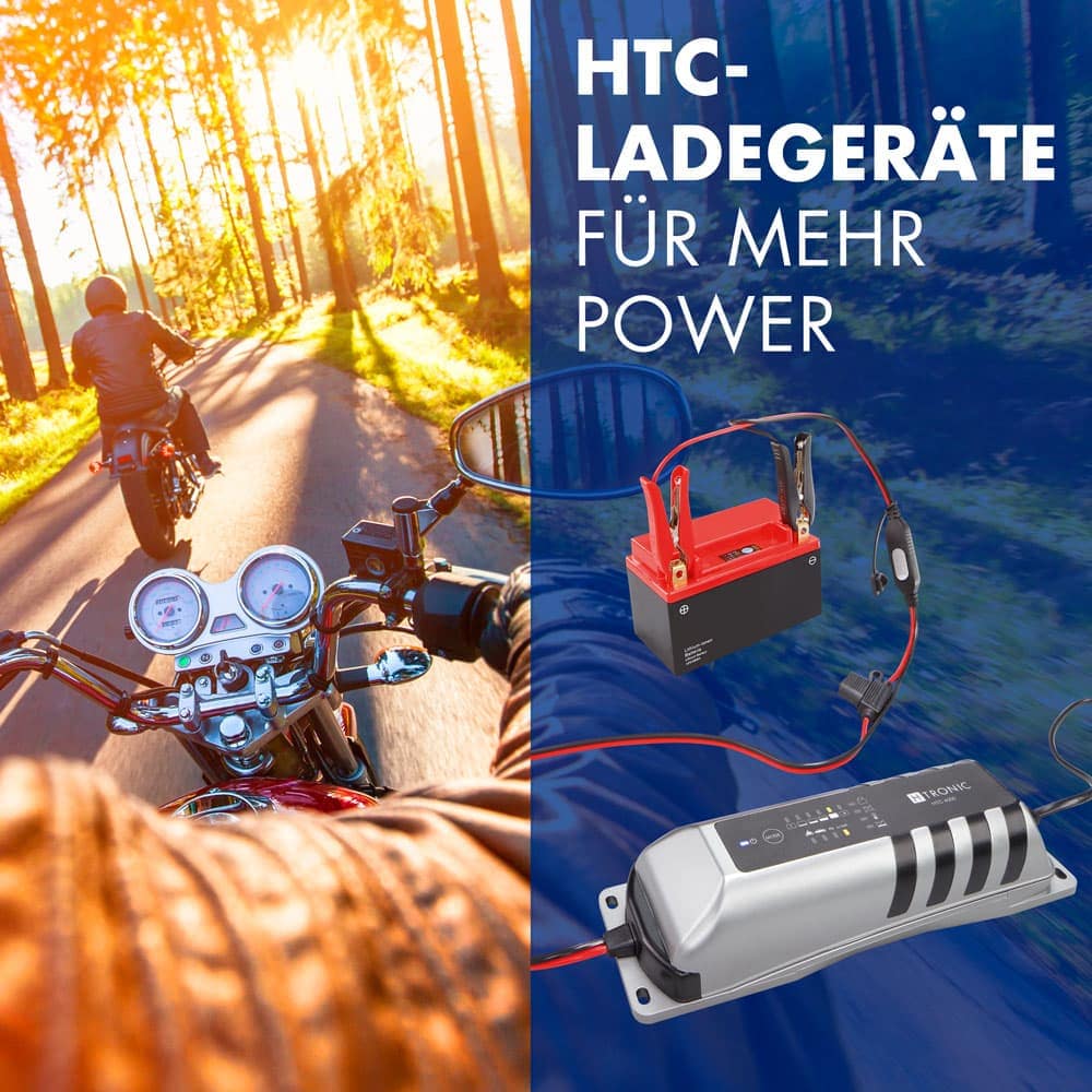 H-TRONIC Automatik-Ladegerät HTC 1000, 12 V Bleibatterien