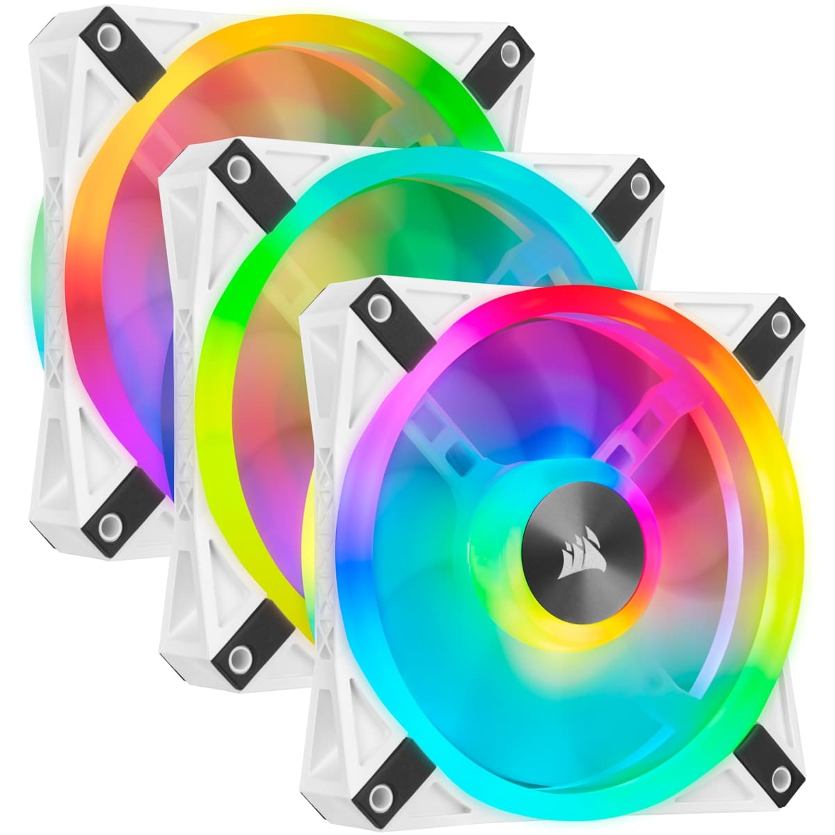 CORSAIR Schrank-Gebläseset iCUE QL120, RGB System 