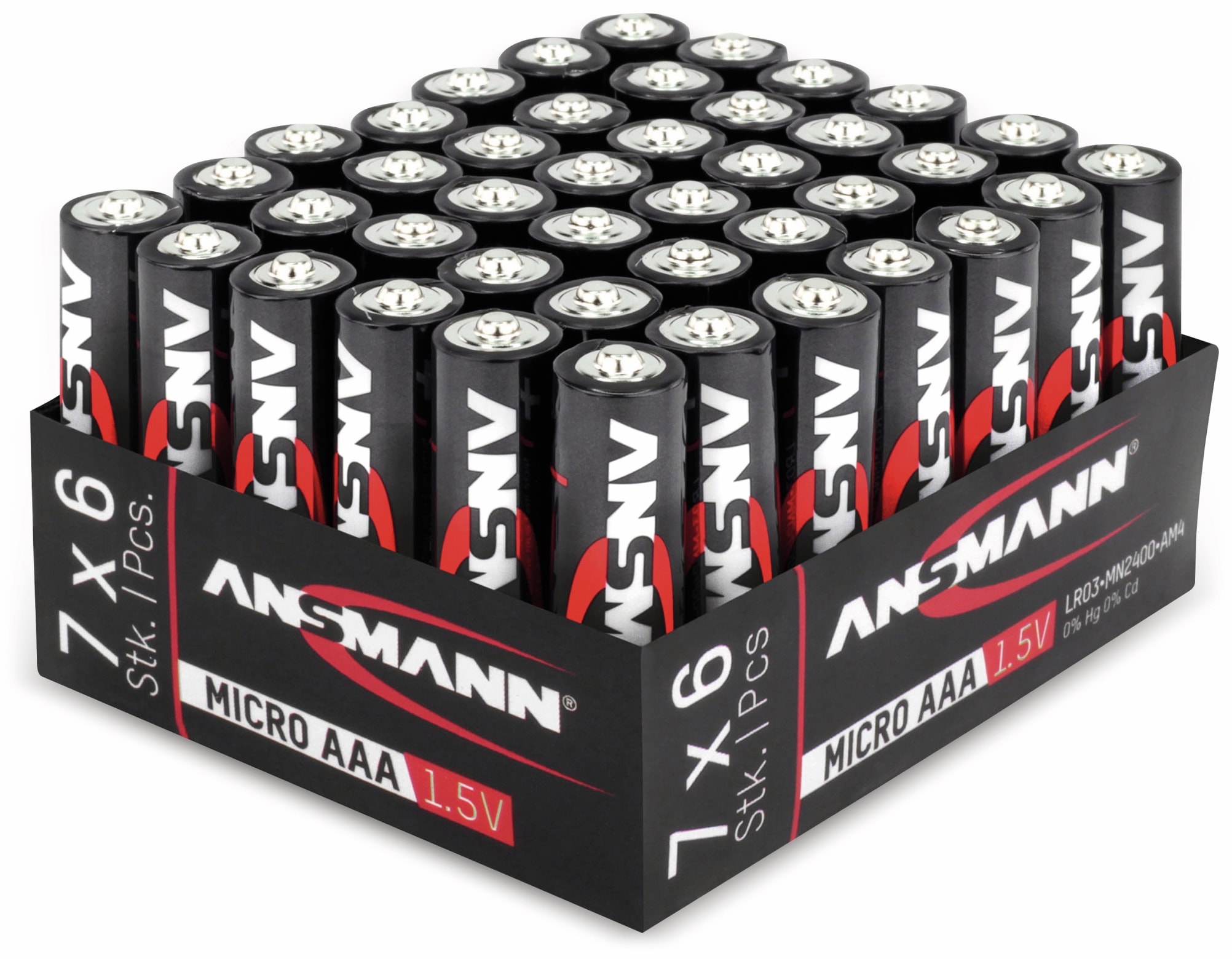 Ansmann Micro-Batterieset Alkaline, 42 Stück