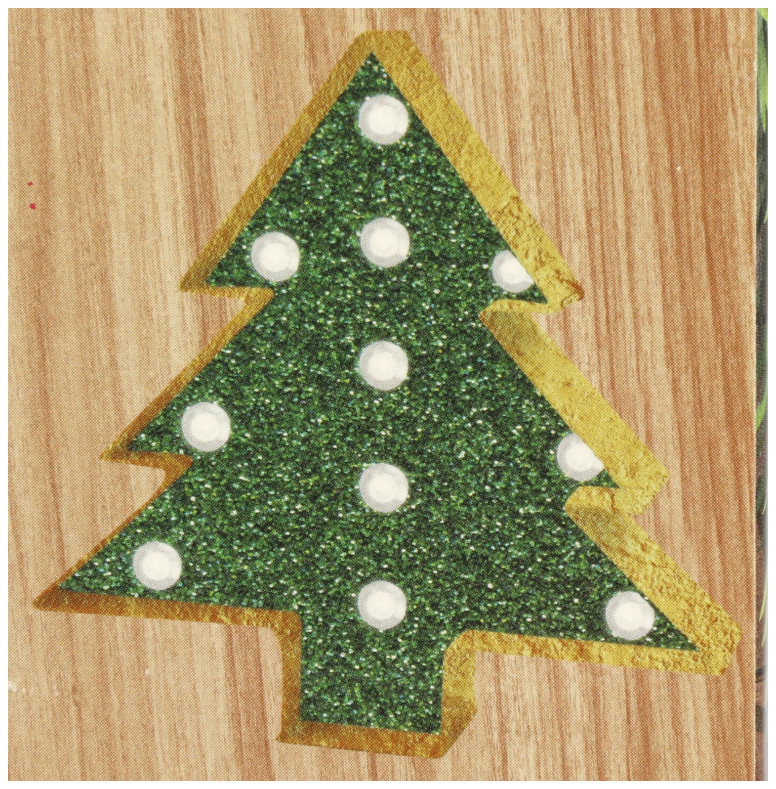 Tannenbaum-Set, Lichterkette,11 Kugeln, batteriebetrieb