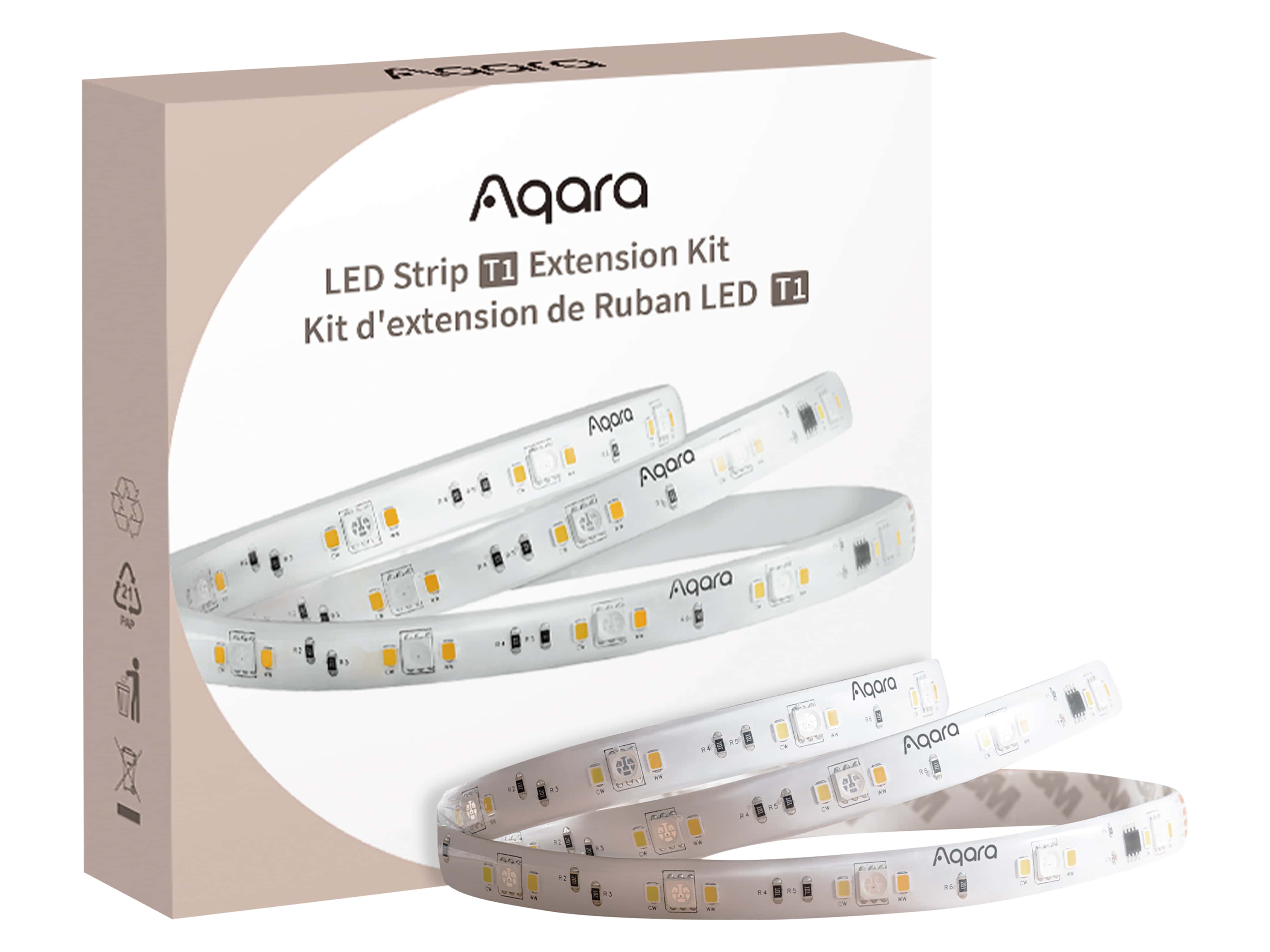 AQARA LED-Streifen RLSE-K01D, T1, Extension, 1m, IP44