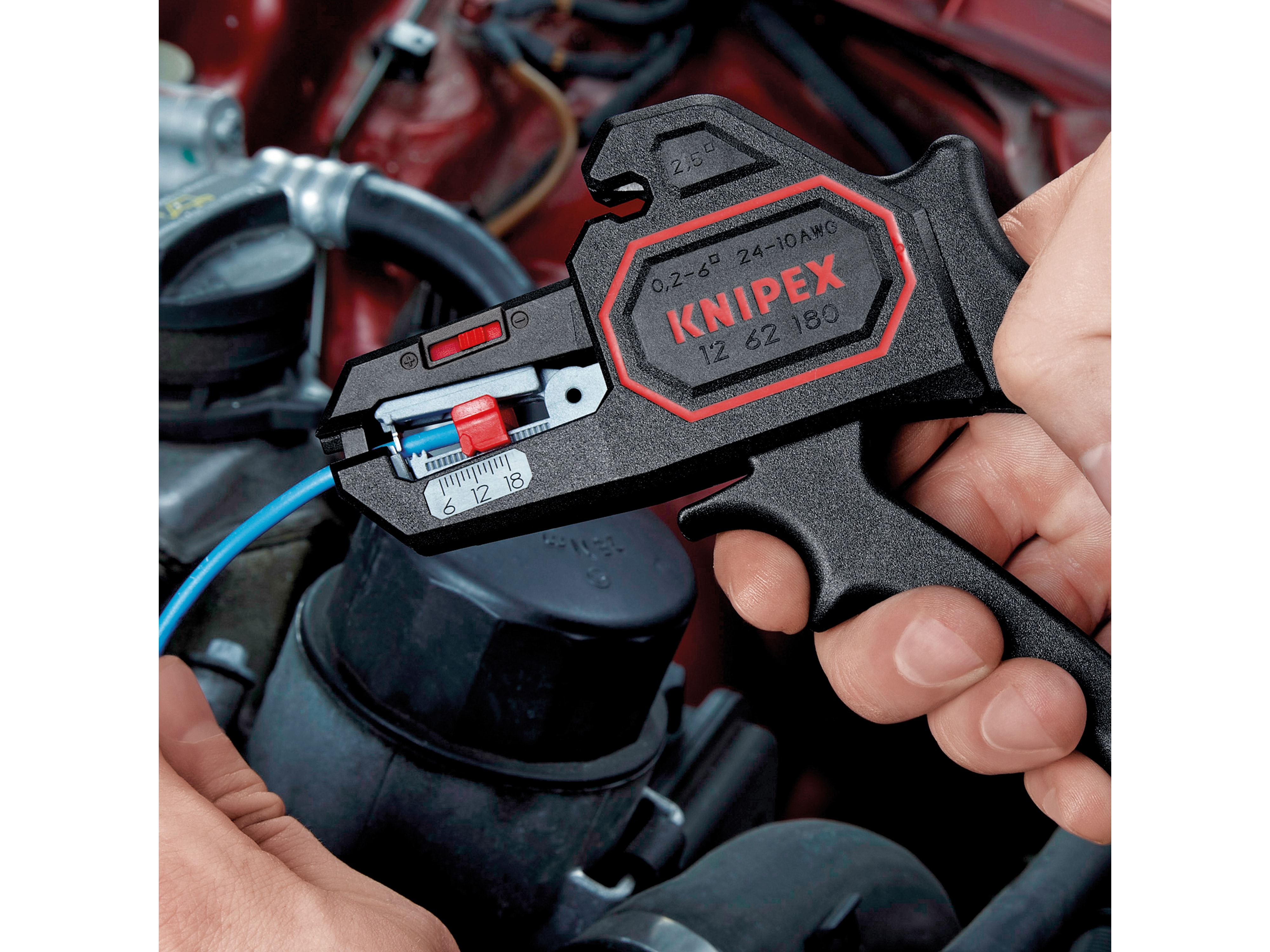 KNIPEX Automatische Abisolierzange, 12 62 180