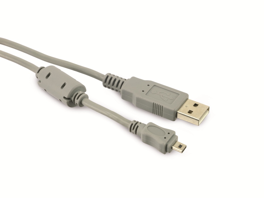 USB-Kamerakabel, USB-A auf USB Mini-B (8-polig), 1 m