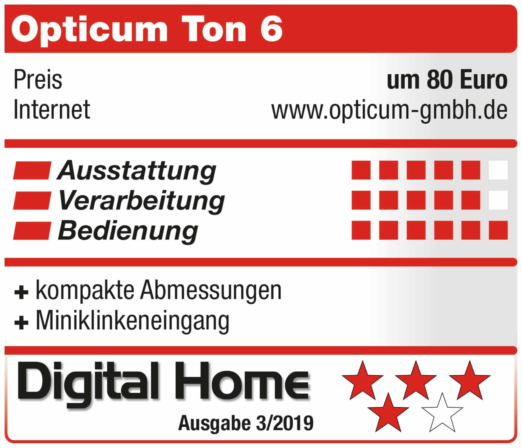 RED OPTICUM Internetradio Ton 6, schwarz