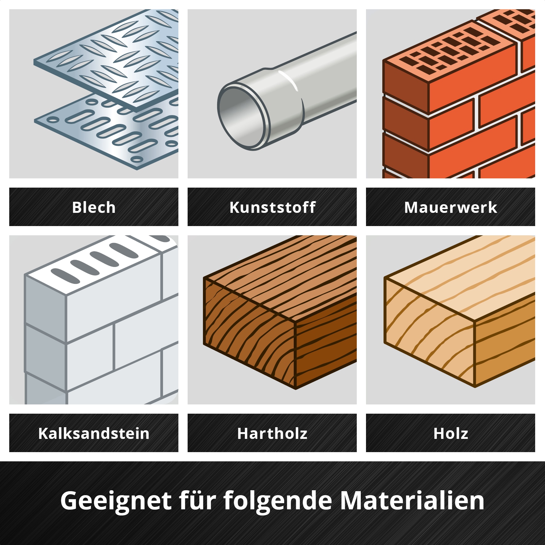 EINHELL Steckschlüssel-Bit-Set, 108709, S-Case, 18-teilig