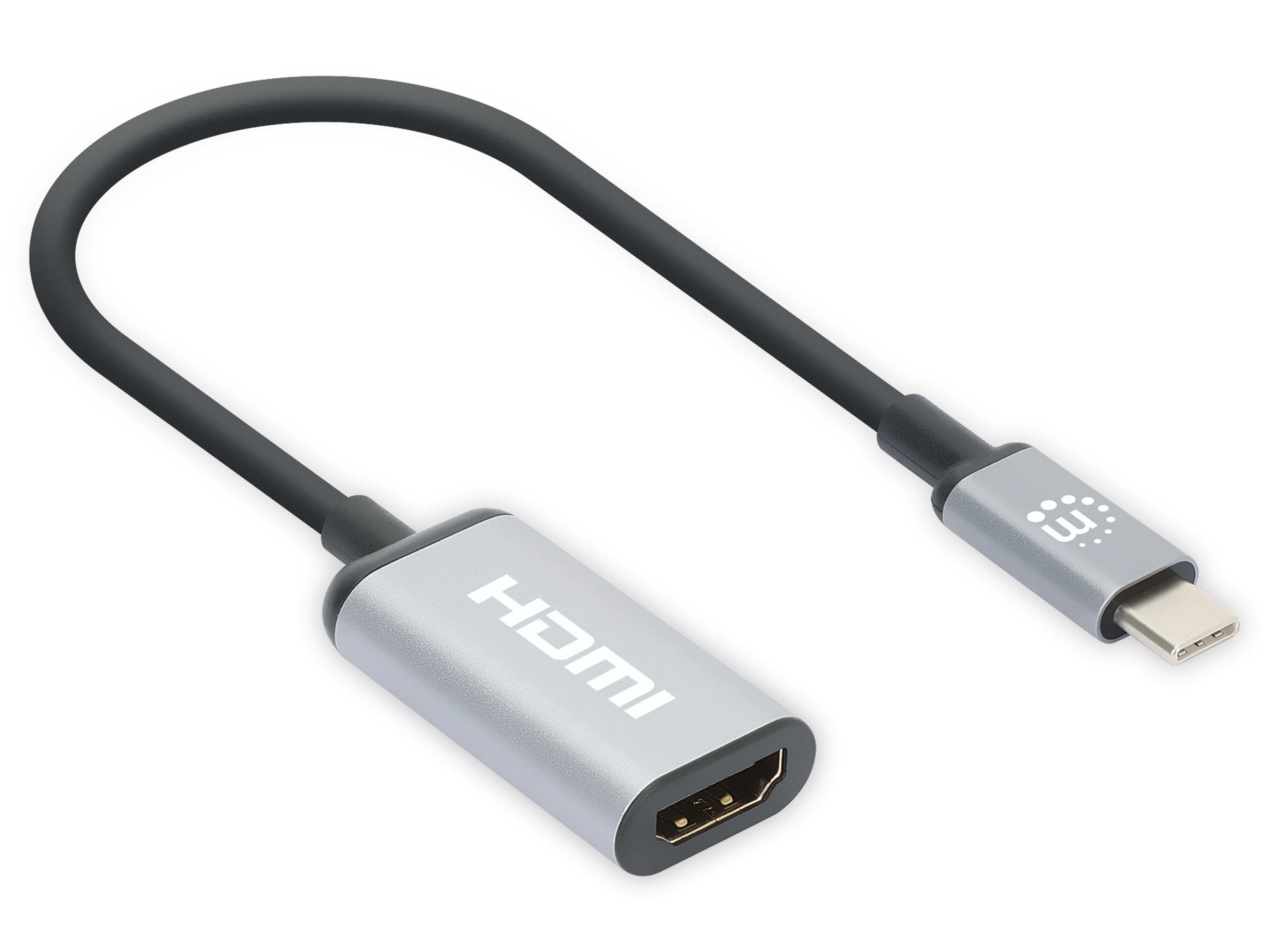 MANHATTAN HDMI-Adapter, USB 3.2 Typ C-Stecker auf HDMI-Buchse