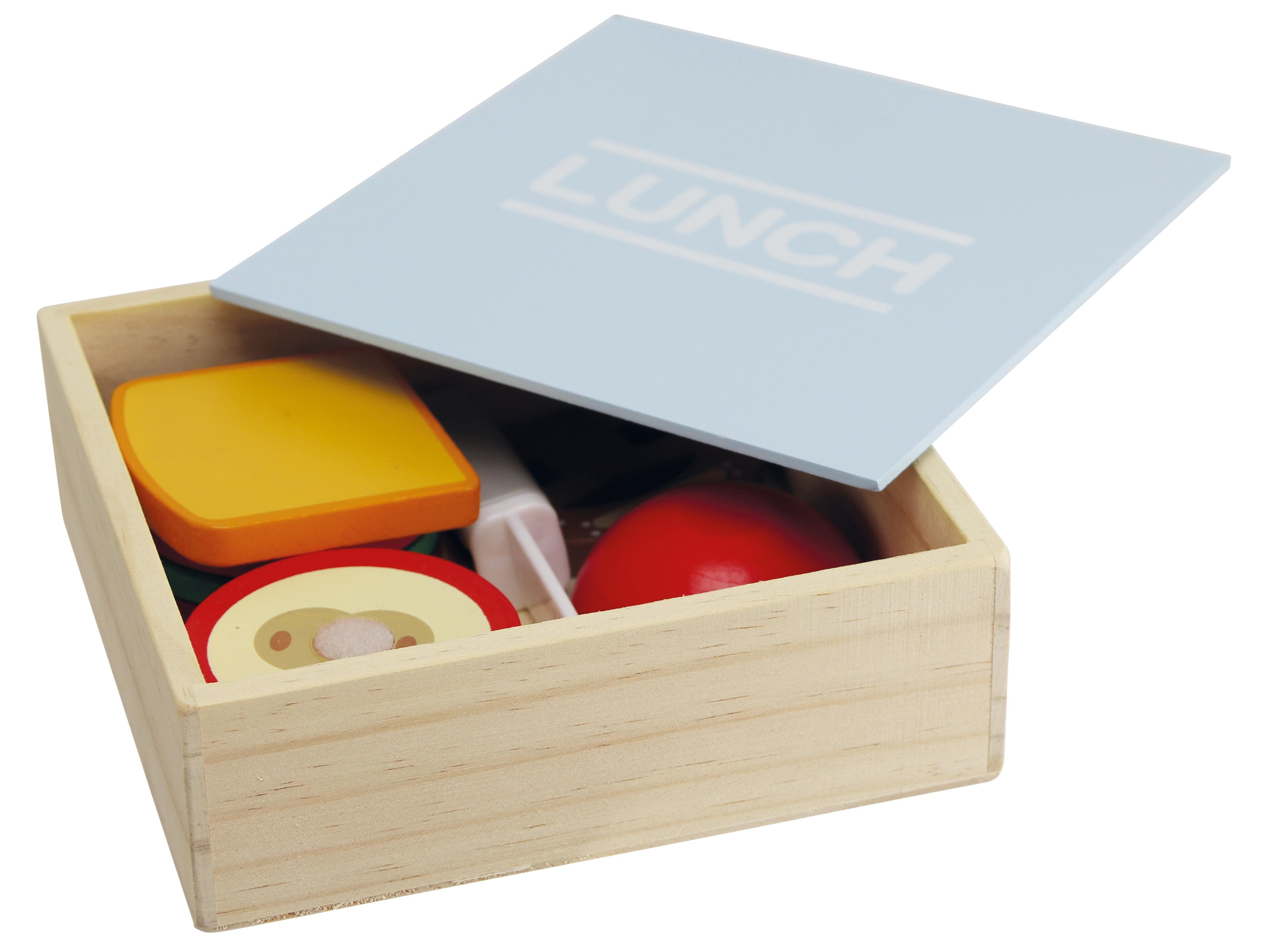 Holz- Lunchbox-Set, 11-tlg.