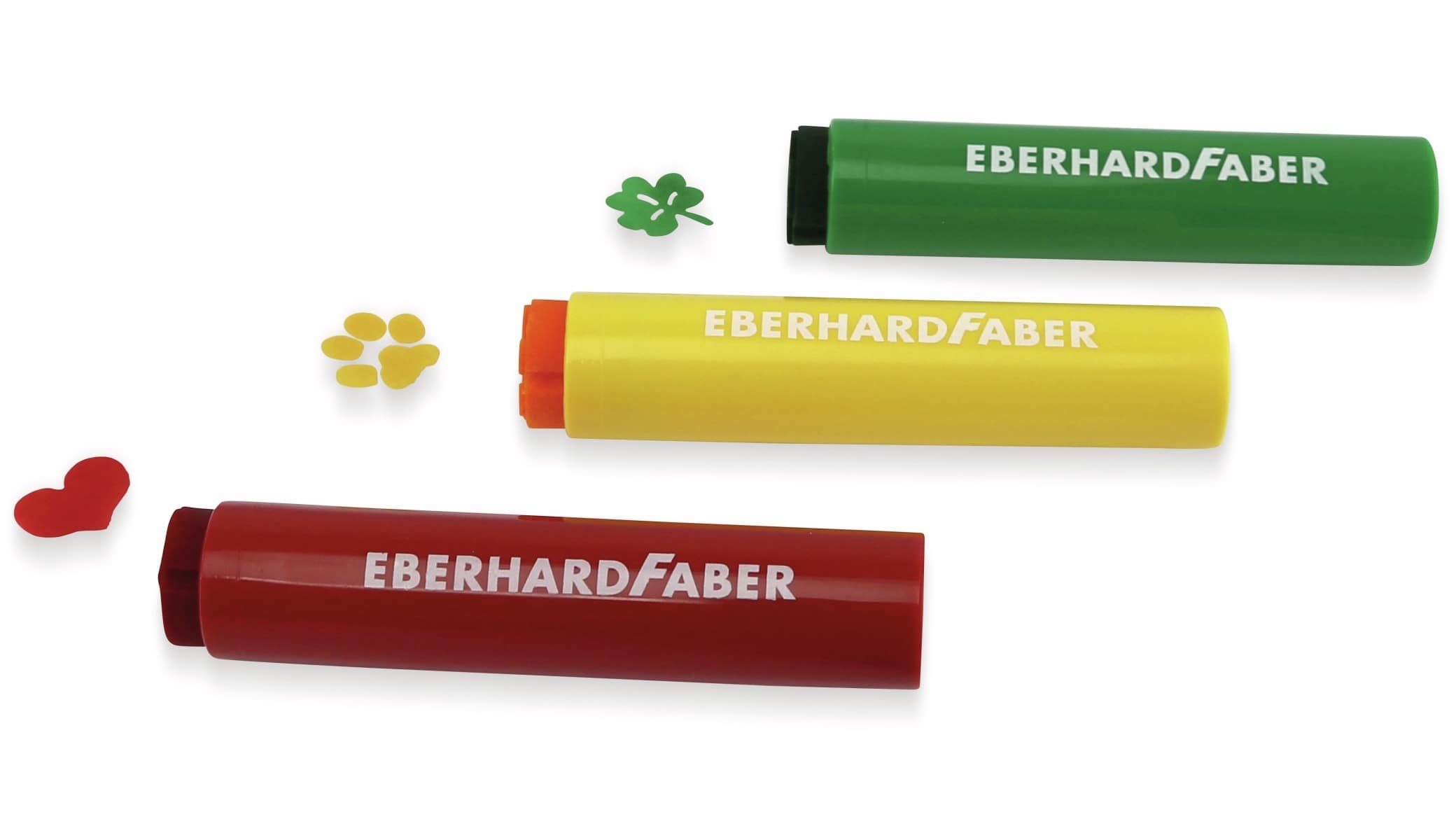 EBERHARD FABER Megamarker mit Stempelspitze, 5 Farben, abwaschbar, 550006