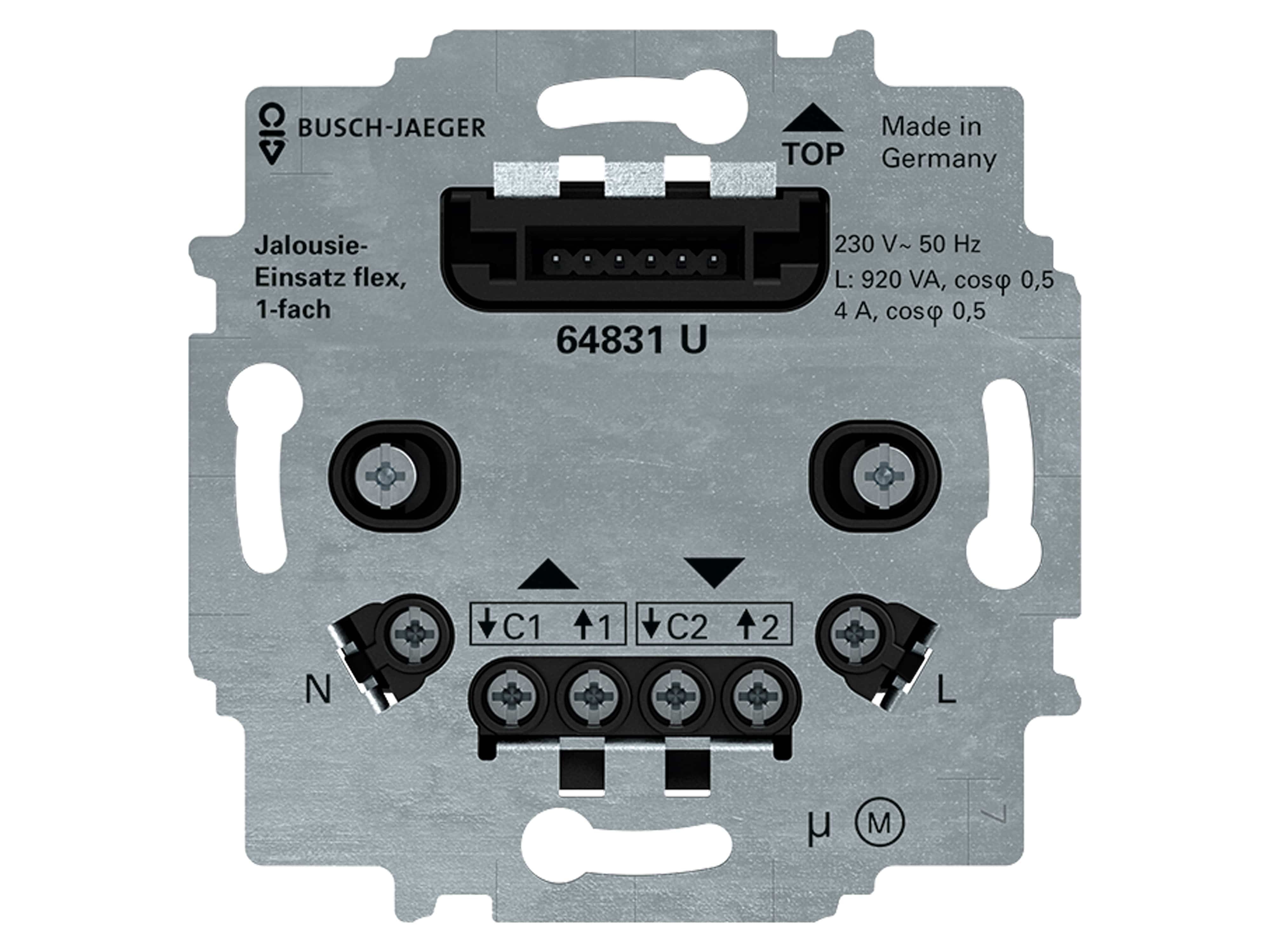 BUSCH-JAEGER Jalousie-Einsatz flex 64831 U, 1-fach