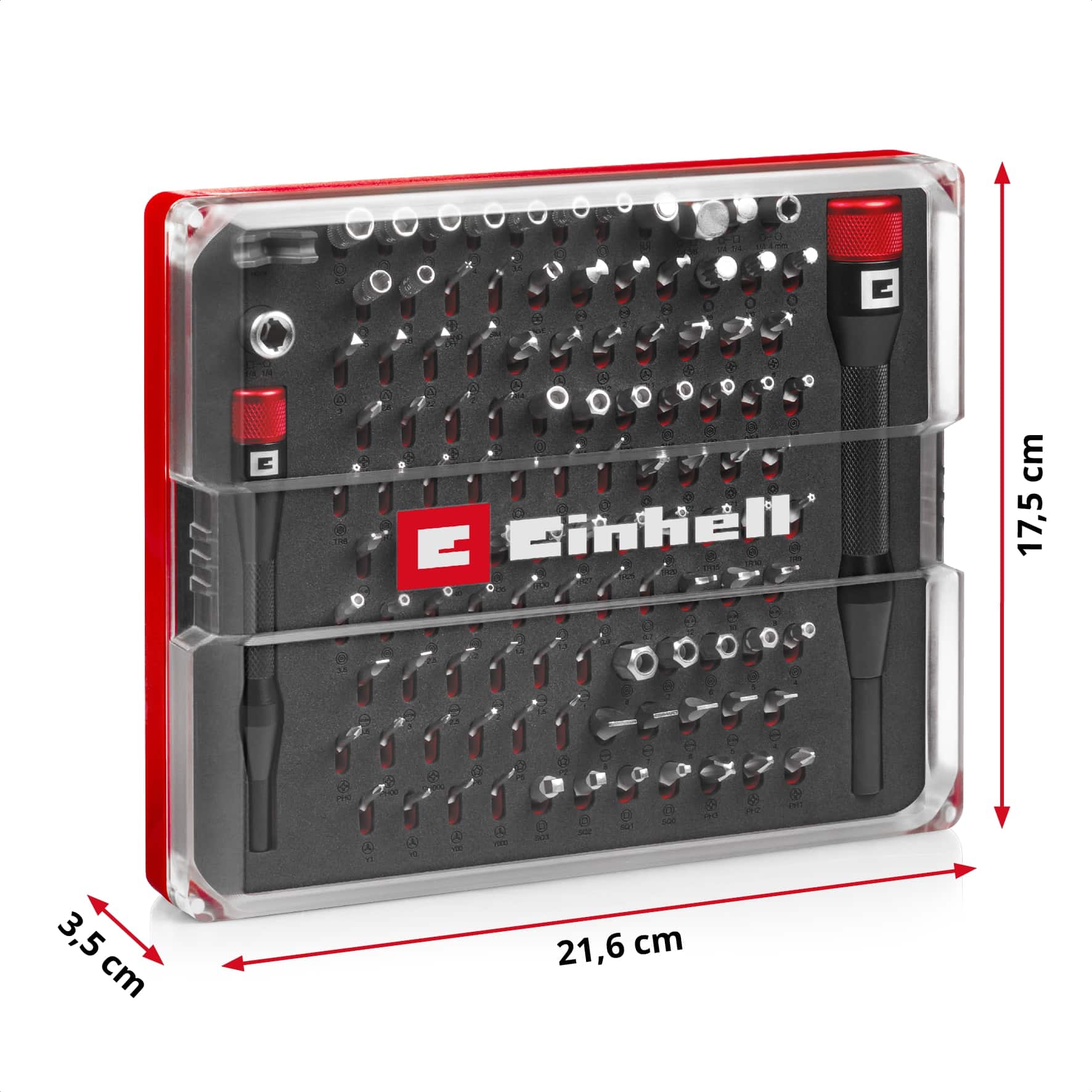 EINHELL Präzisionsbit-Set, 115040, 114-teilig