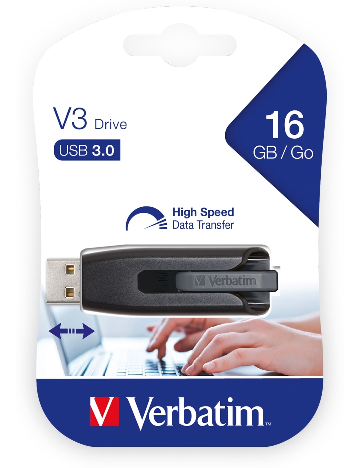 VERBATIM USB3.0 Speicherstick V3 Store n Go, 16 GB