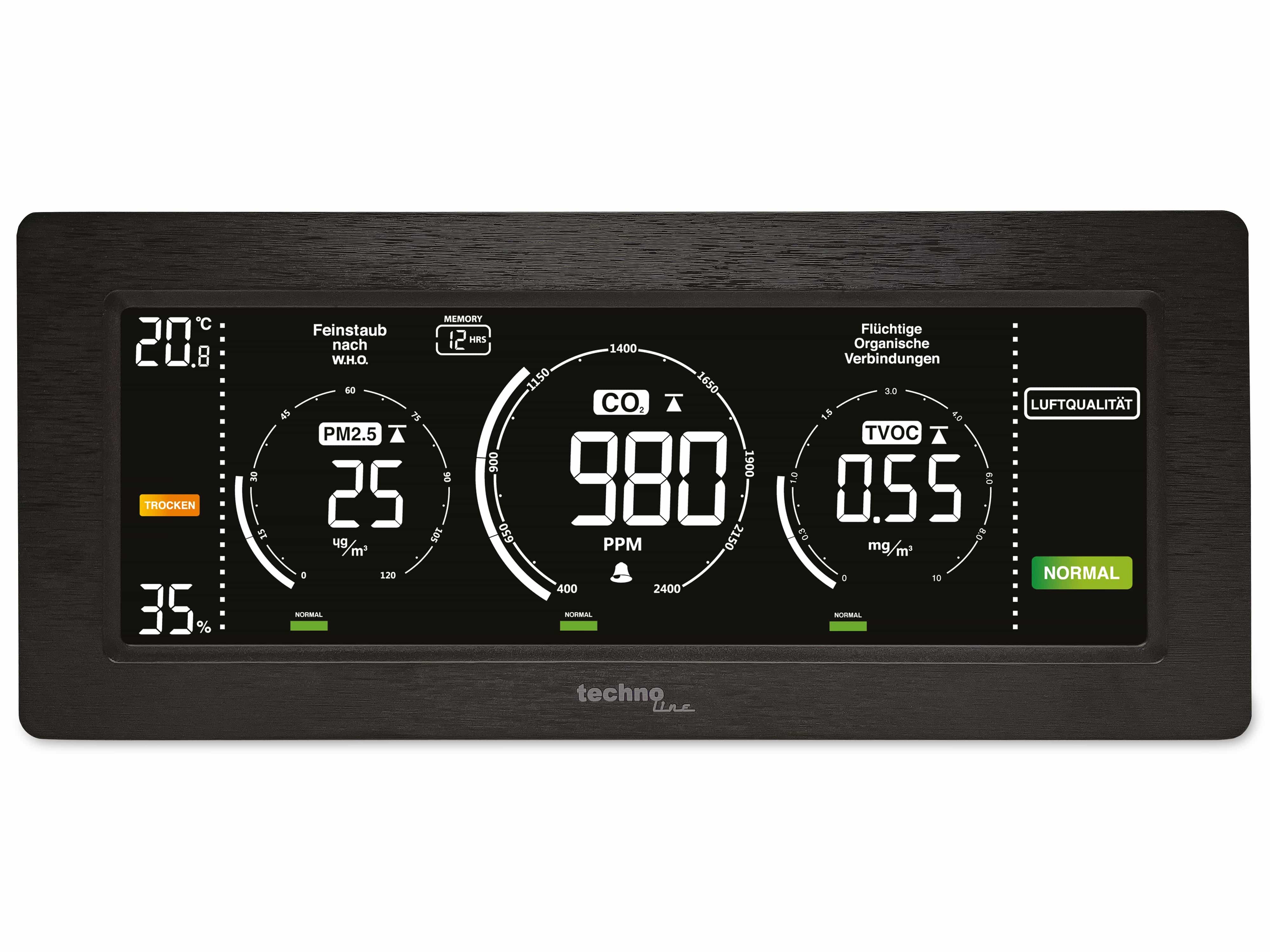 TECHNOLINE Luftgütemonitor WL 1035