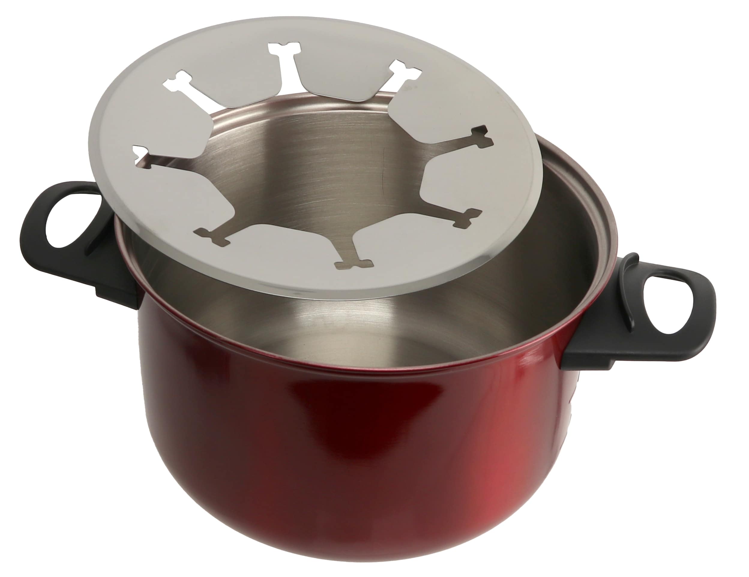 Fondue-Set, 1500 W, B-Ware, rot