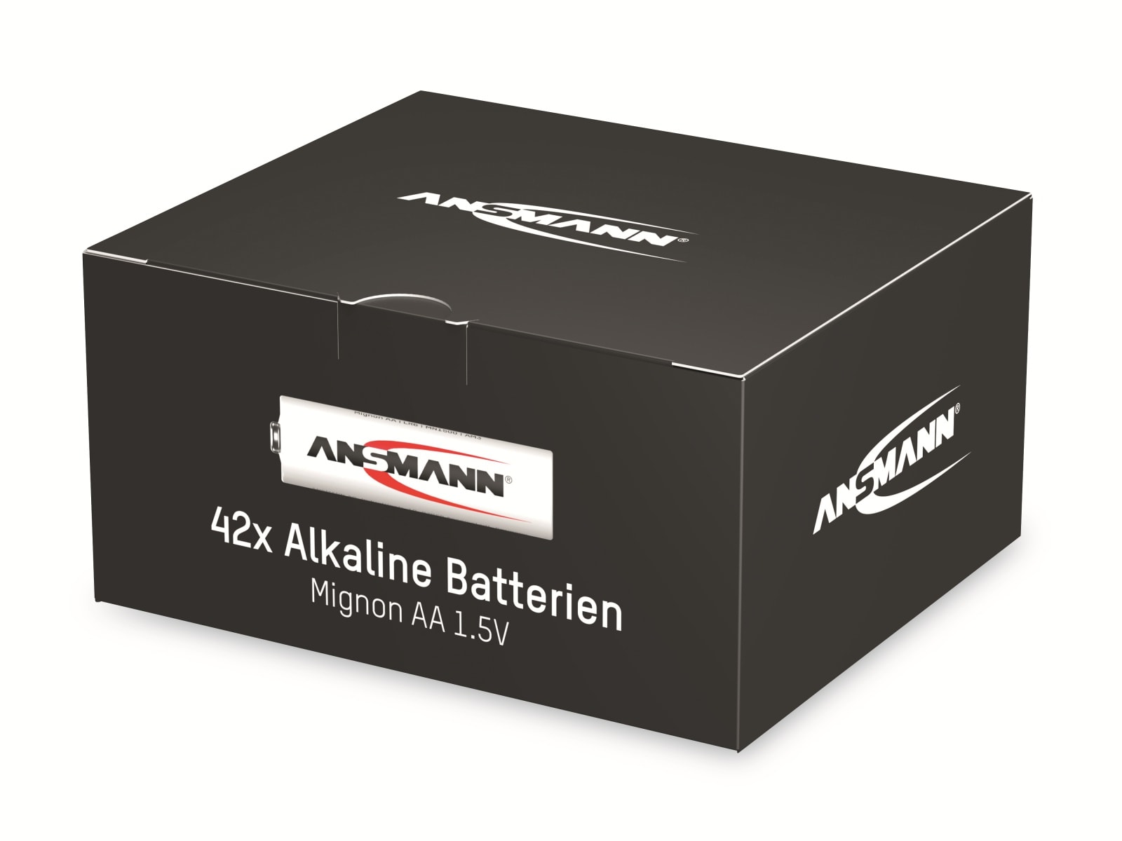 ANSMANN Alkaline Batterien, 42 Stück AA /Mignon und 42 Stück AAA/Micro im Sparset